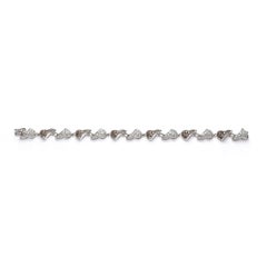 White and Brown Diamonds Bracelet