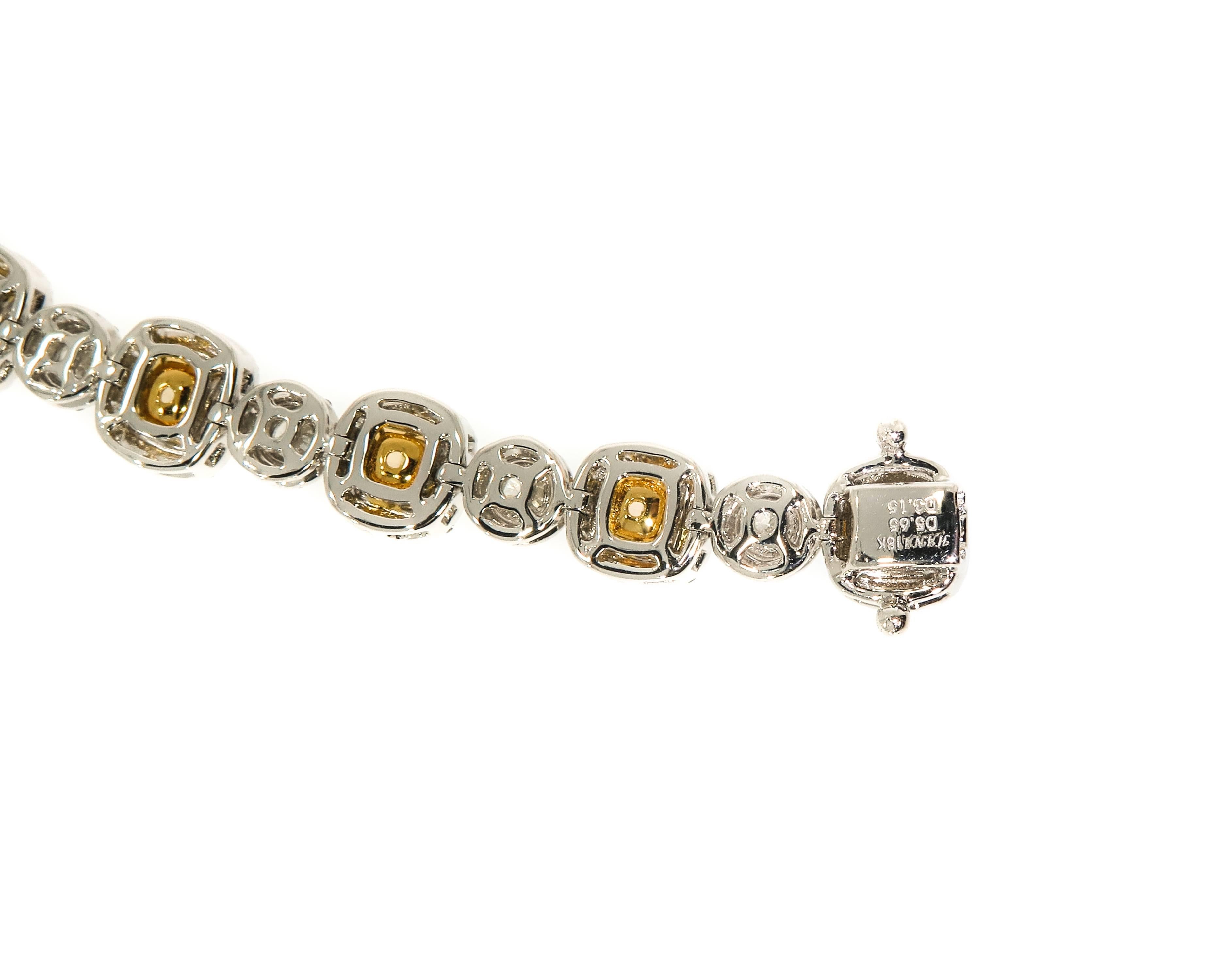 canary diamonds bracelet