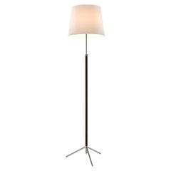 White and Chrome Pie De Salón G3 Floor Lamp by Jaume Sans
