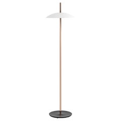 White and Copper Signal Floor Lamp from Souda, Floor Model