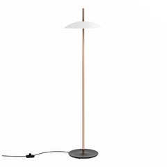 White and Copper Signal Floor Lamp from Souda, Made to Order