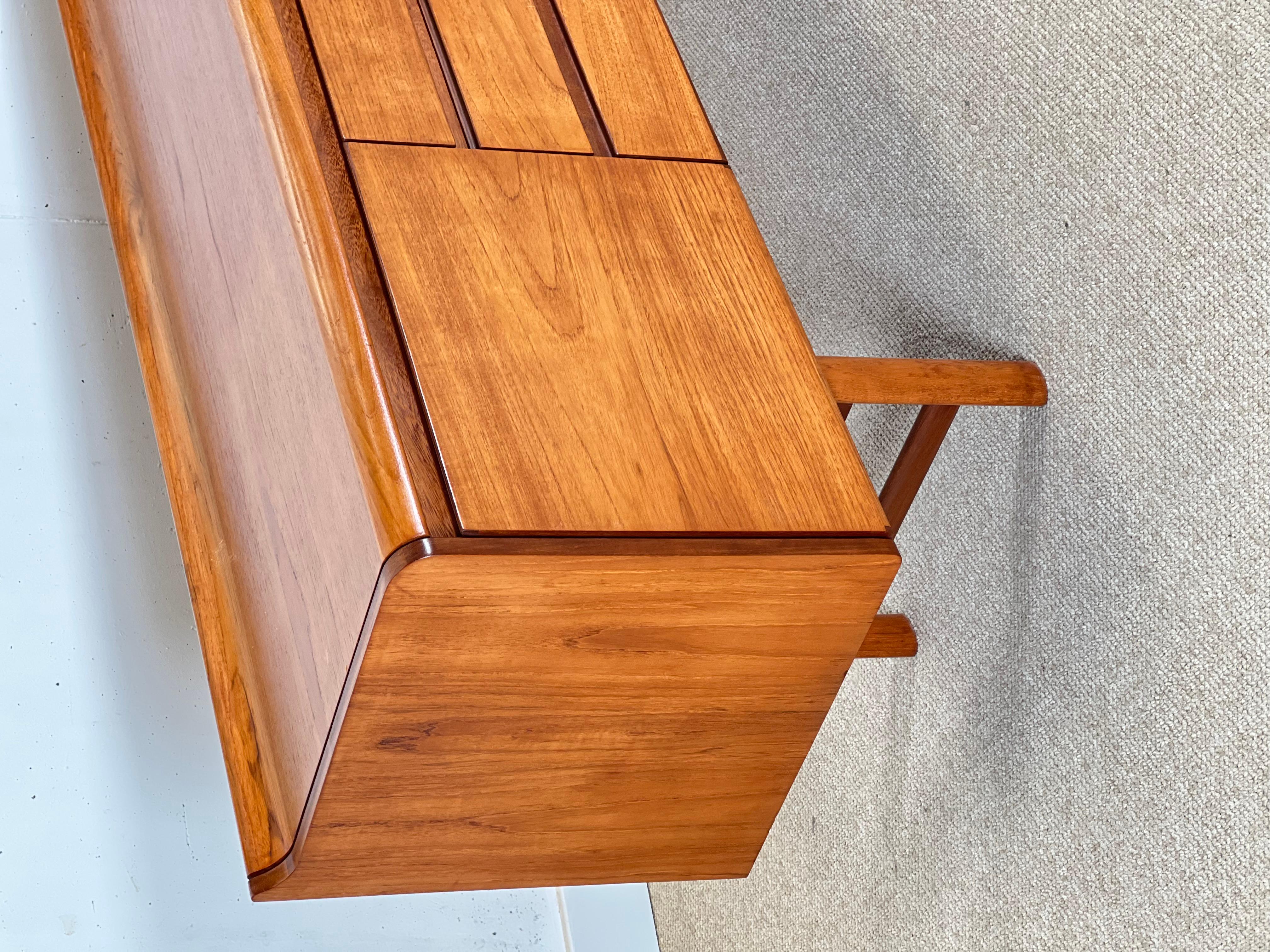 Polished White and Newton Sideboard (Peterfield Collection) For Sale