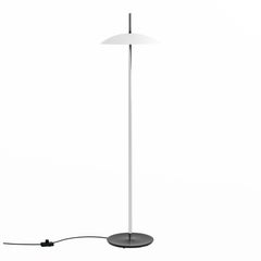 White and Nickel Signal Floor Lamp from Souda, Made to Order