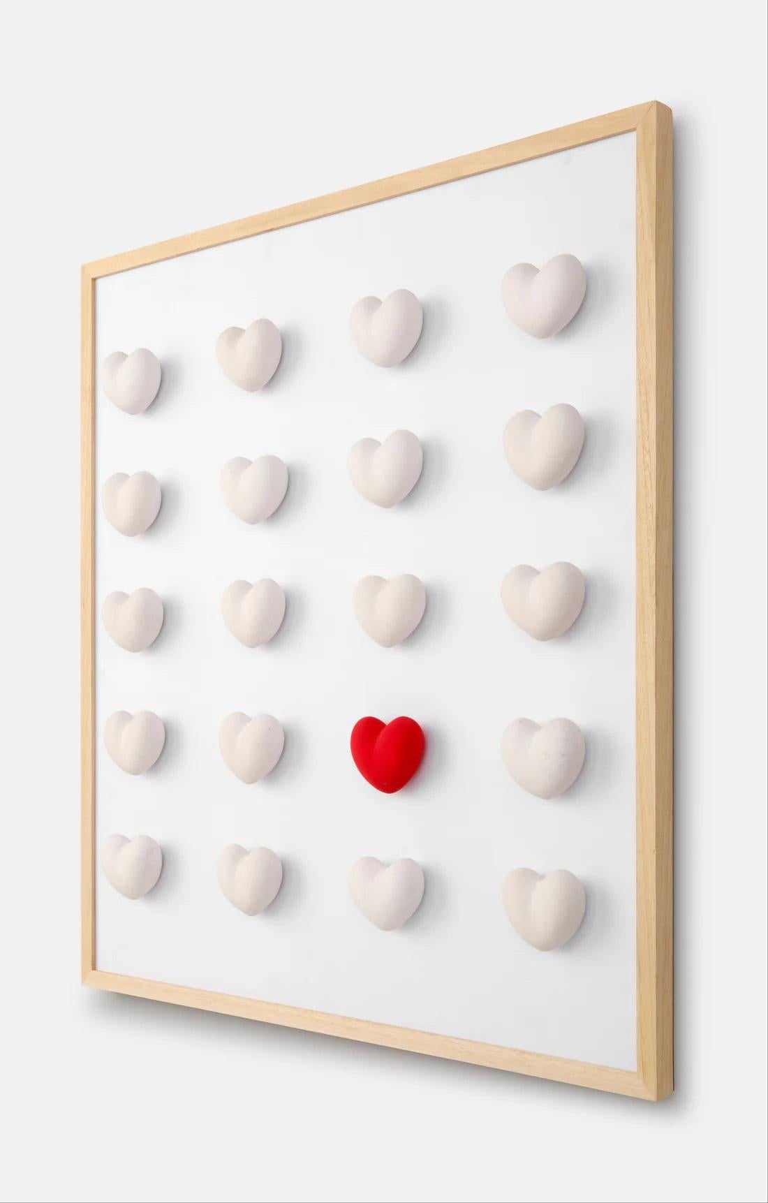 Weißes und rotes Herz Installation mit Rahmen von Hatsu
Abmessungen: T 6 x B 67,8 x H 67 cm
MATERIALIEN: Keramisch.

Erhältlich in anderen Farben. Bitte kontaktieren Sie uns.

Alle unsere Lampen können je nach Land verkabelt werden. Wenn es in die