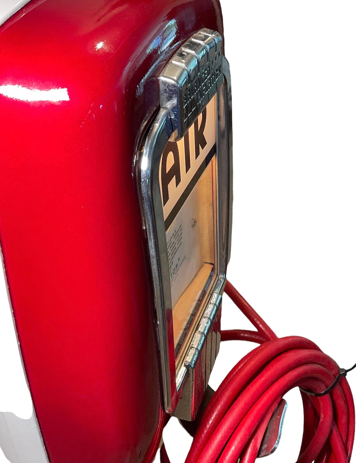 White And Ruby Red Eco Air Meter Model 98 3