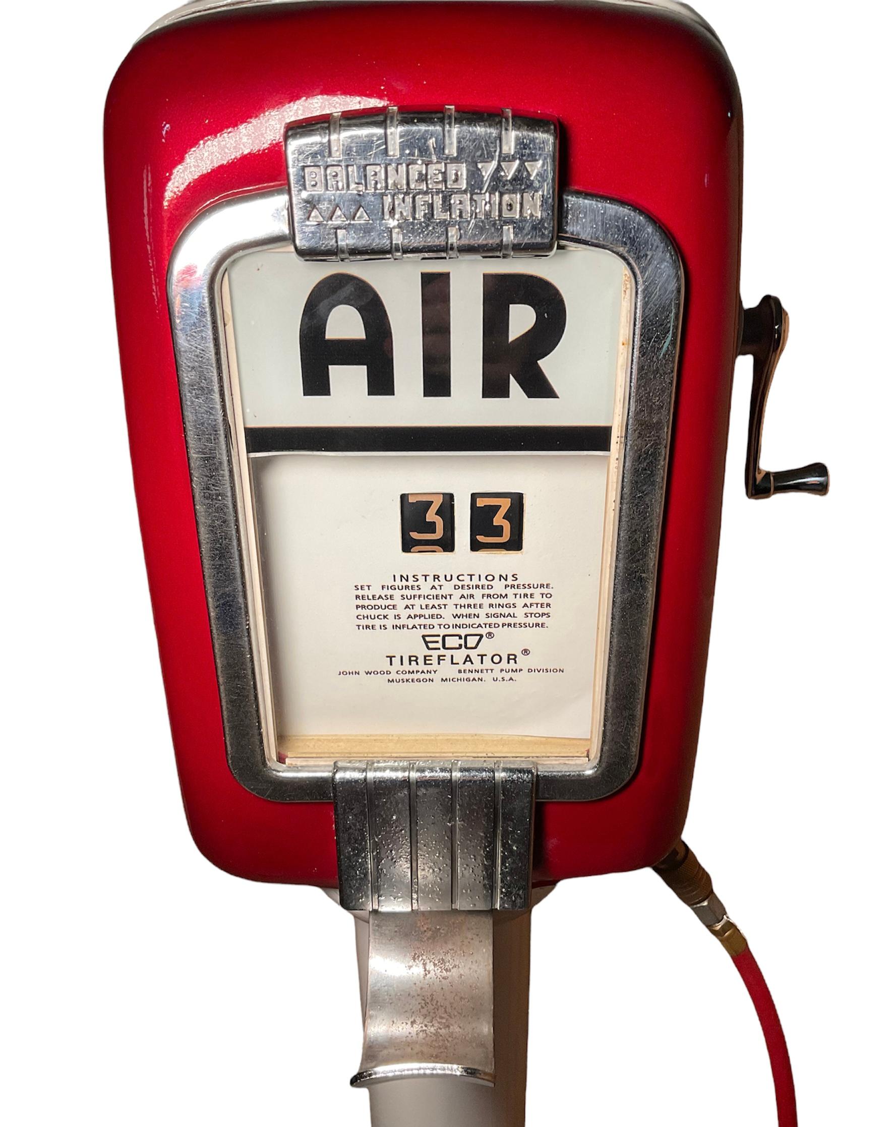 White And Ruby Red Eco Air Meter Model 98 4