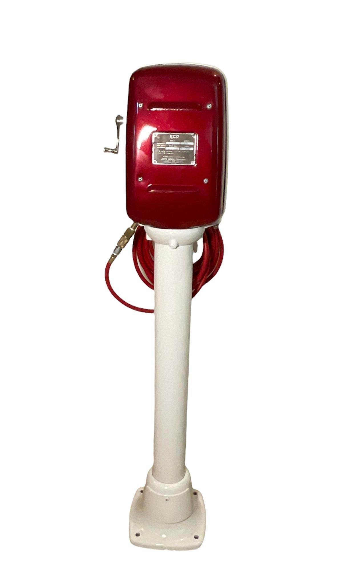 Industrial White And Ruby Red Eco Air Meter Model 98