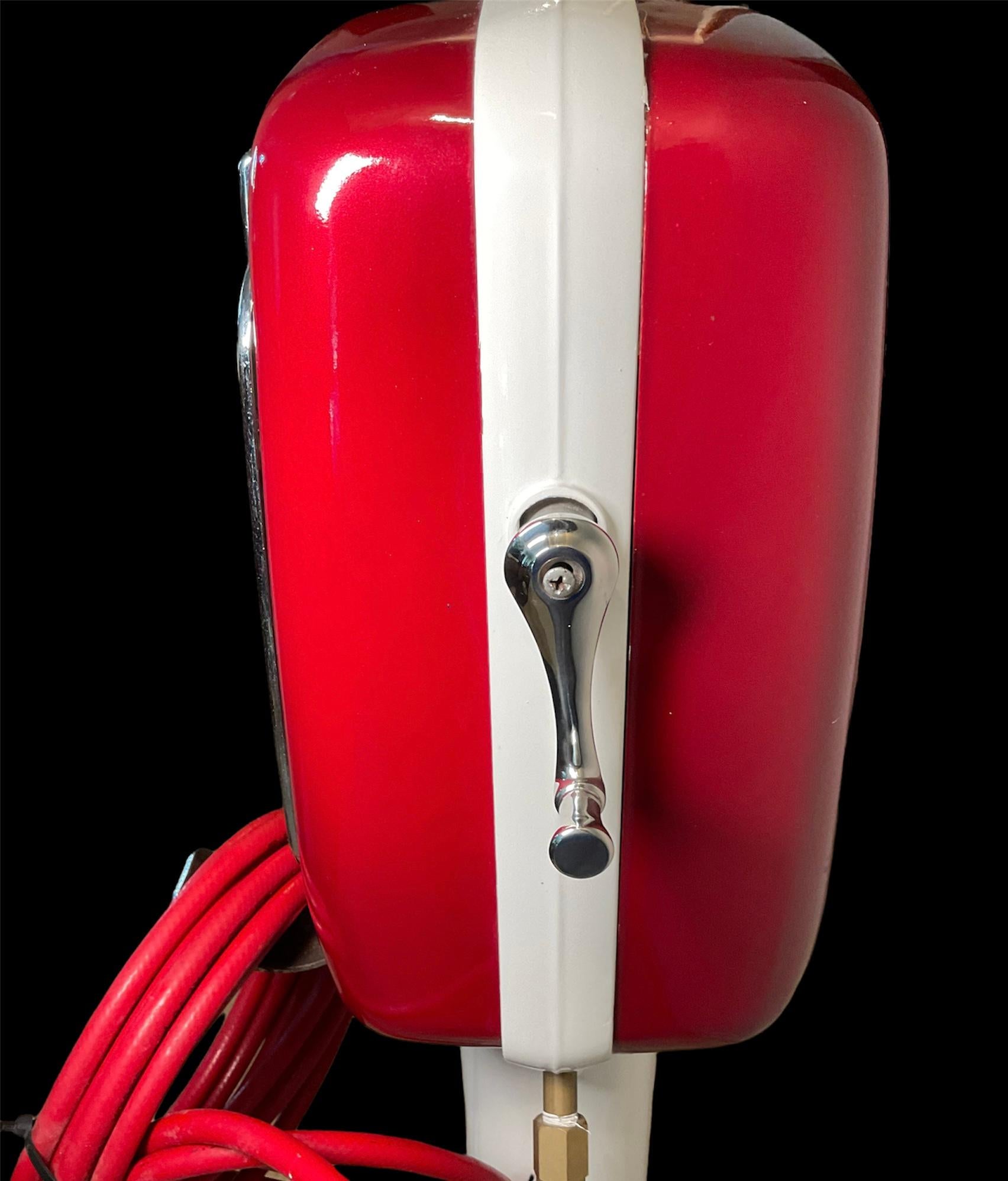 American White And Ruby Red Eco Air Meter Model 98