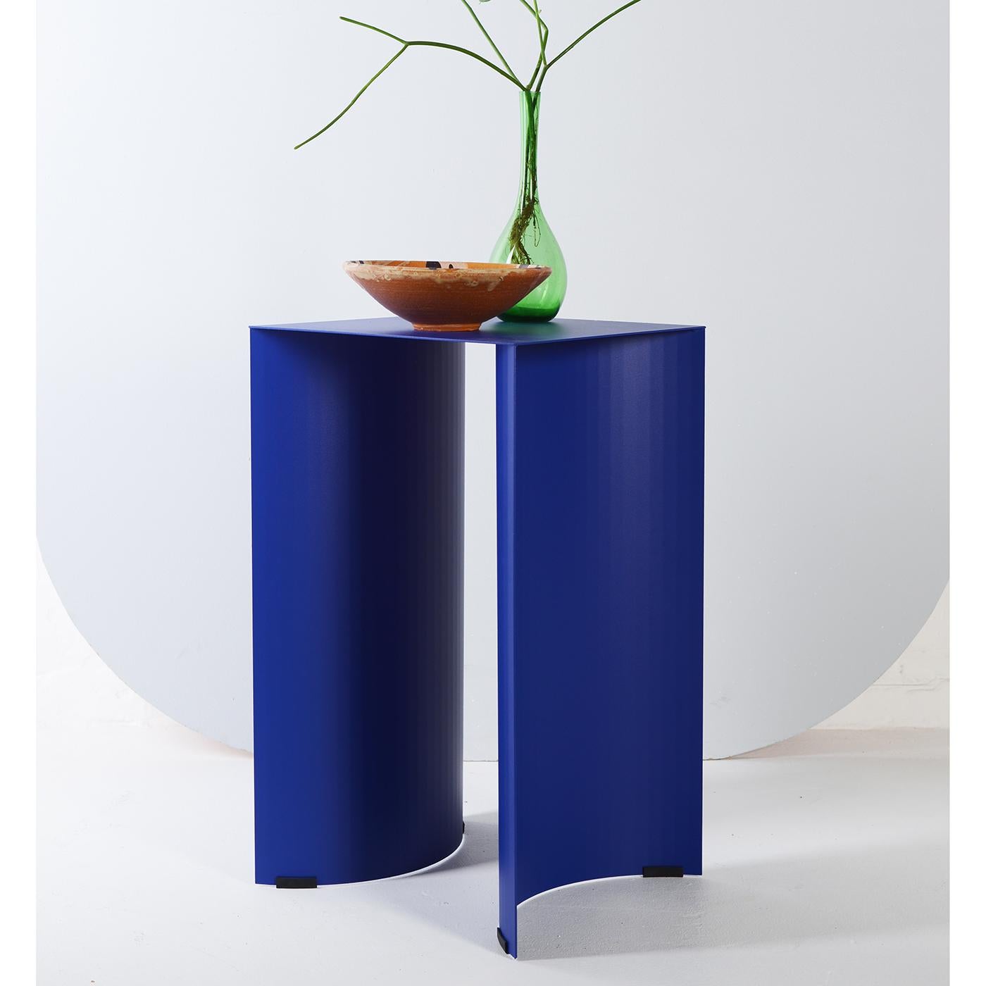 Contemporary White Arc Table by OK Design For Sale
