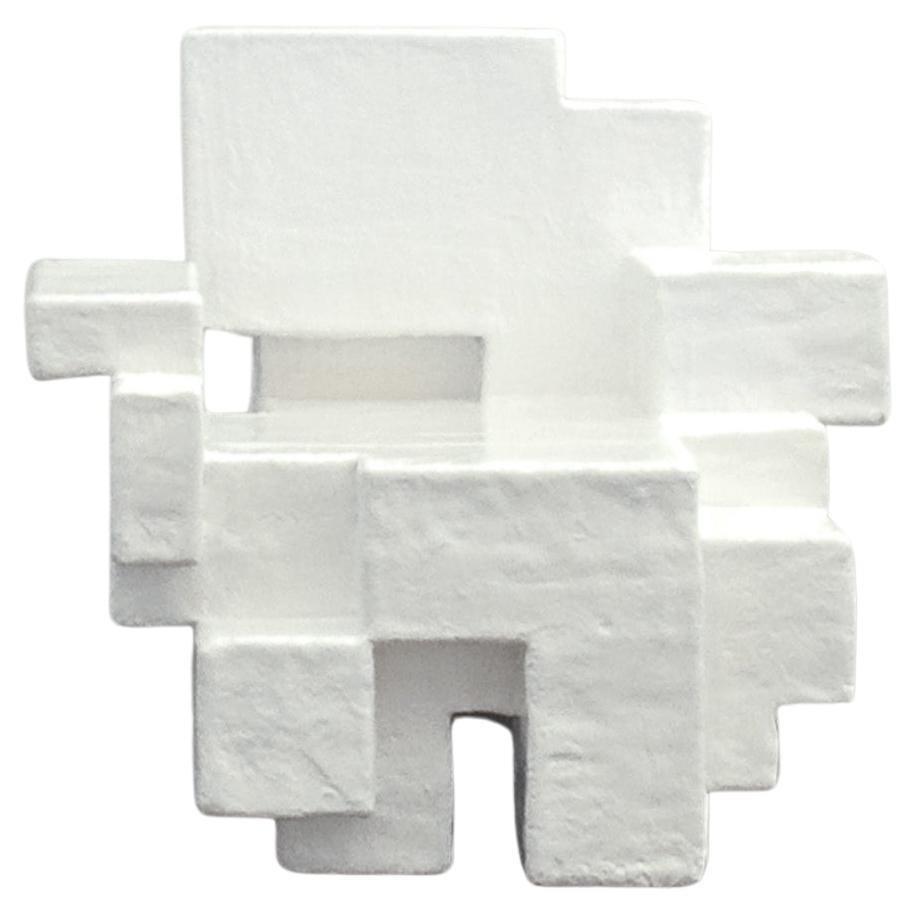 White Armchair, Primitive series by Studio Nucleo For Sale