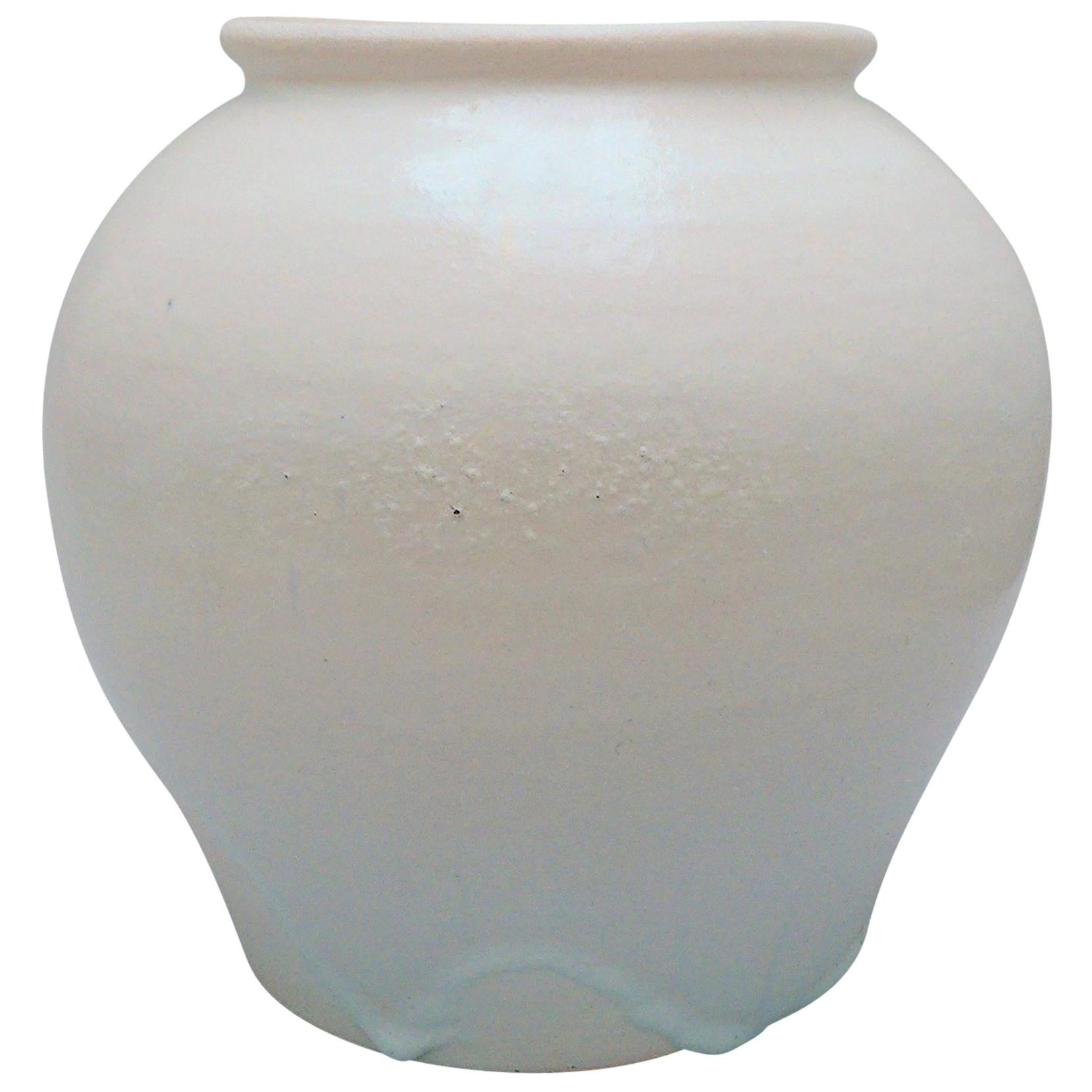 White Art Deco Vase