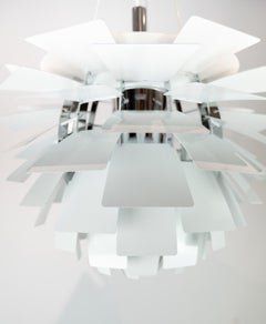 White Artichoke Ø48 By Poul Henningsen For Louis Poulsen From 1950s