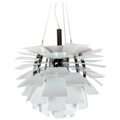 Retro White Artichoke, Designed by Poul Henningsen in 1958