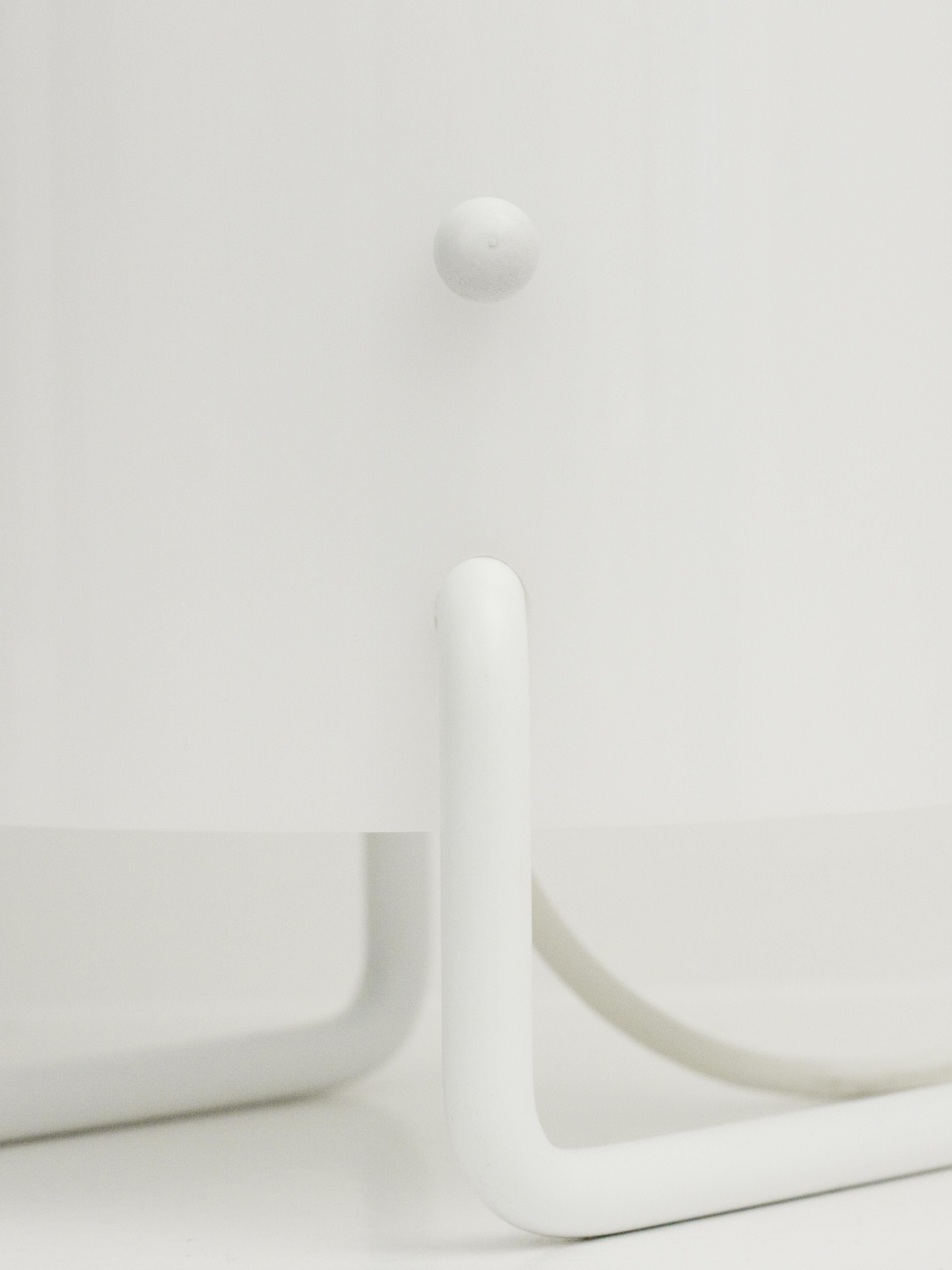 Spanish White Asa Table Lamp by Miguel Mila For Sale