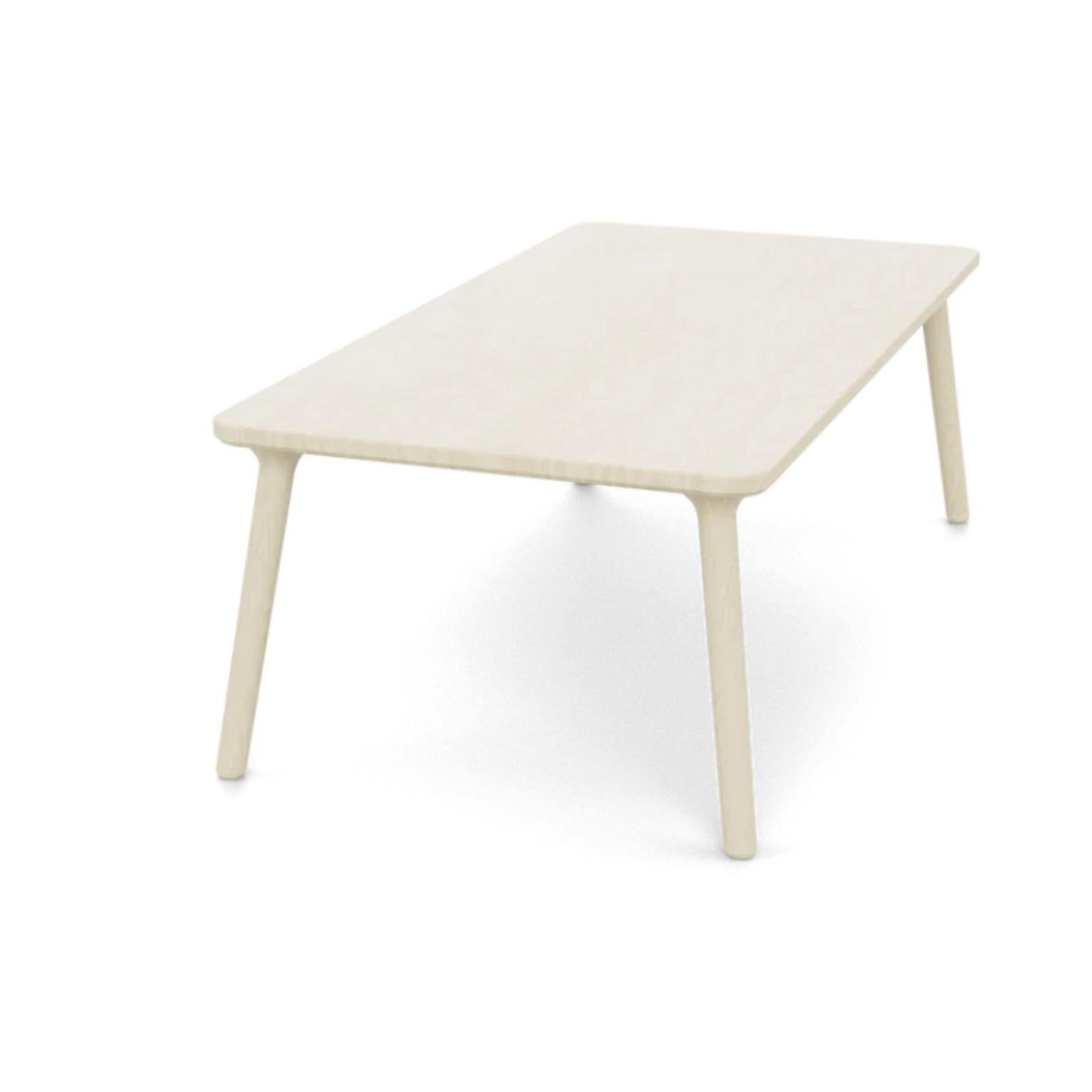 Table basse en frêne blanc mod 2 par Fernweh Woodworking
Dimensions : 
L 24