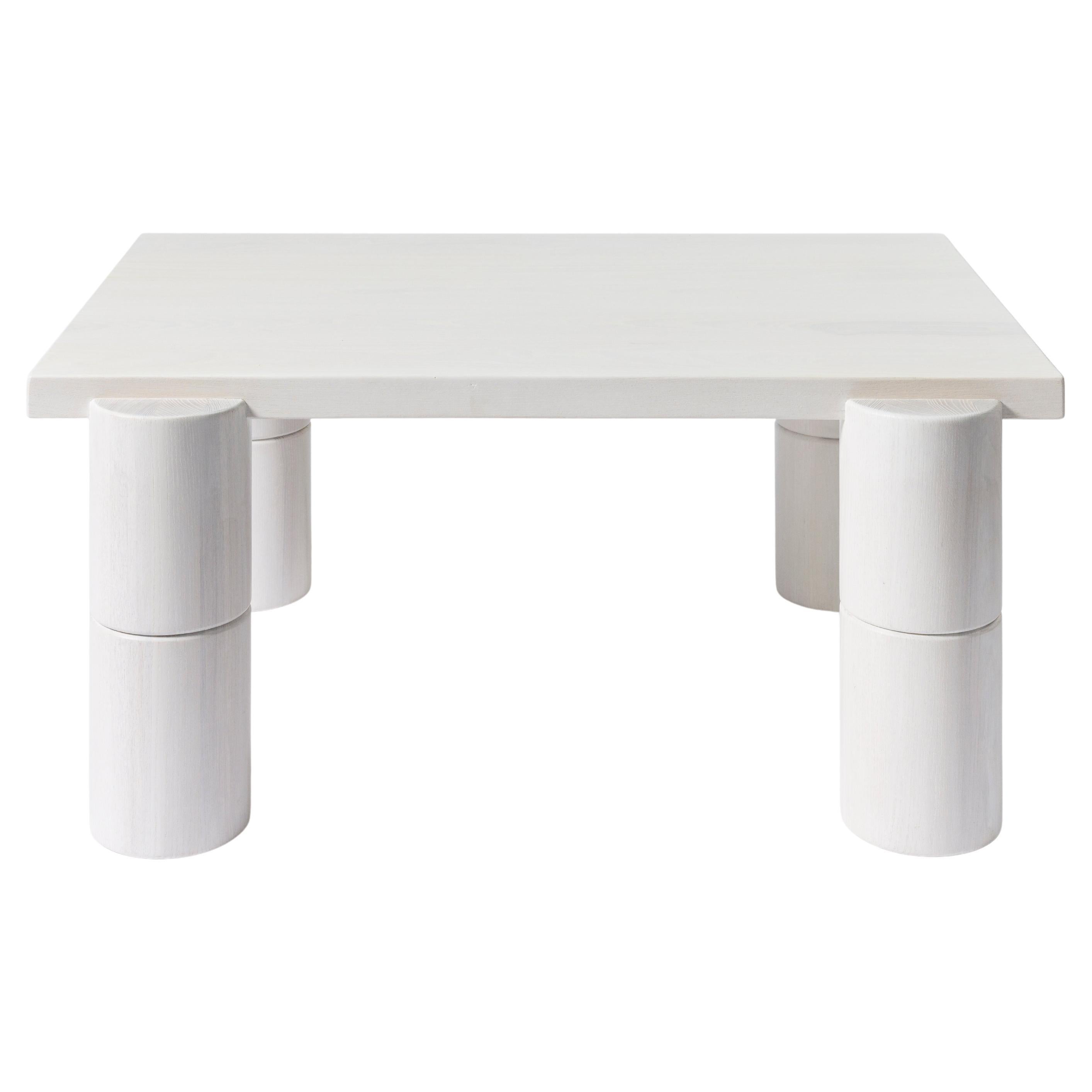 White Ash Hardwood Coffee Table by BNF Studio