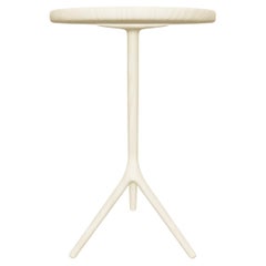 White Ash Short Tripod Table by Fernweh Woodworking