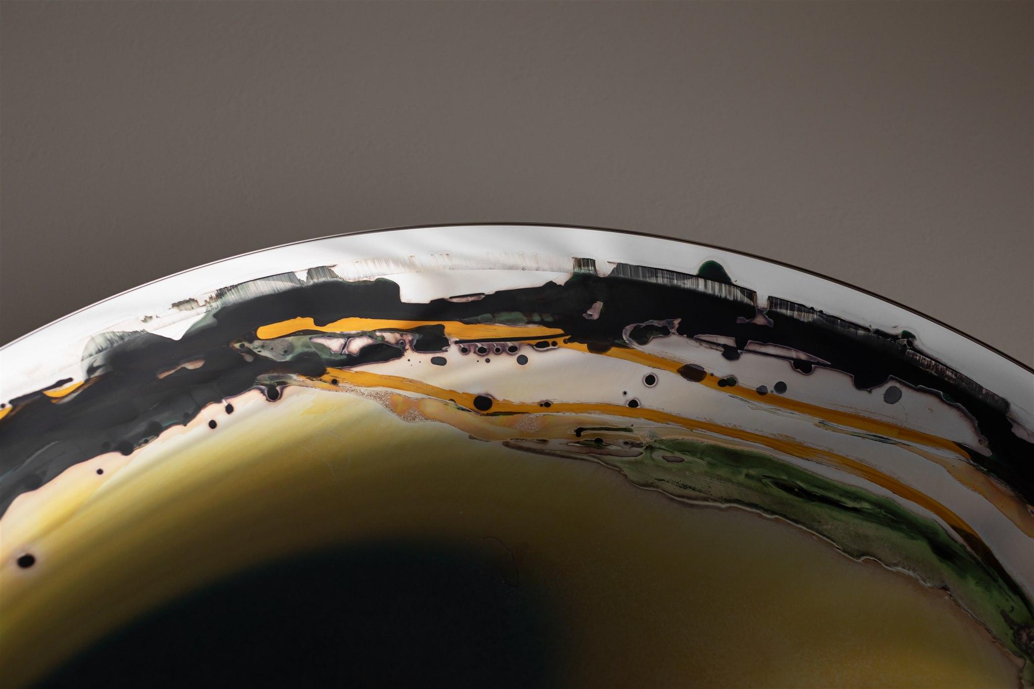 Specchio da parete Whiting Aura di OOM Contemporary Glass in vendita 2