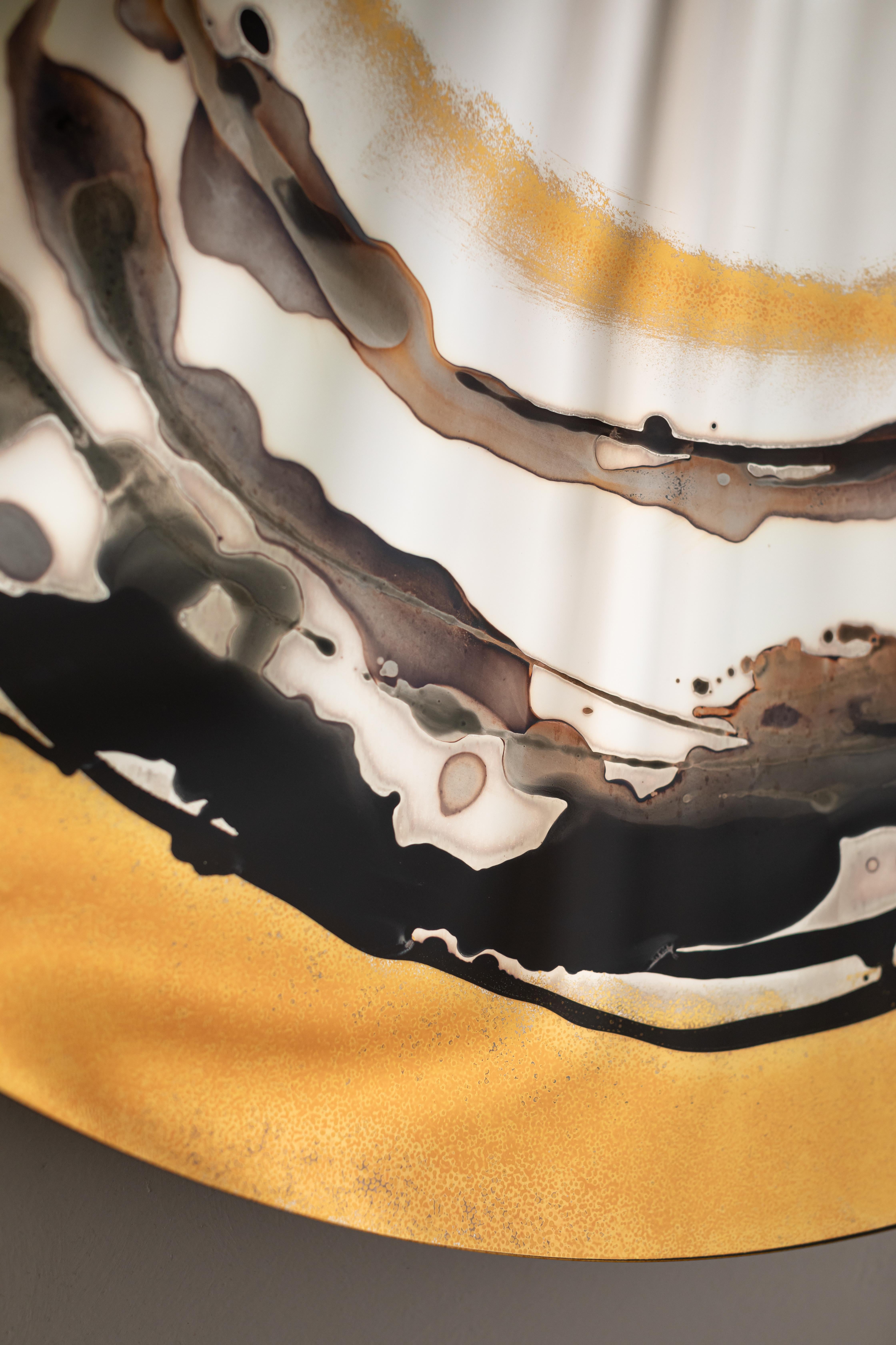 Specchio da parete Whiting Aura di OOM Contemporary Glass in vendita 4