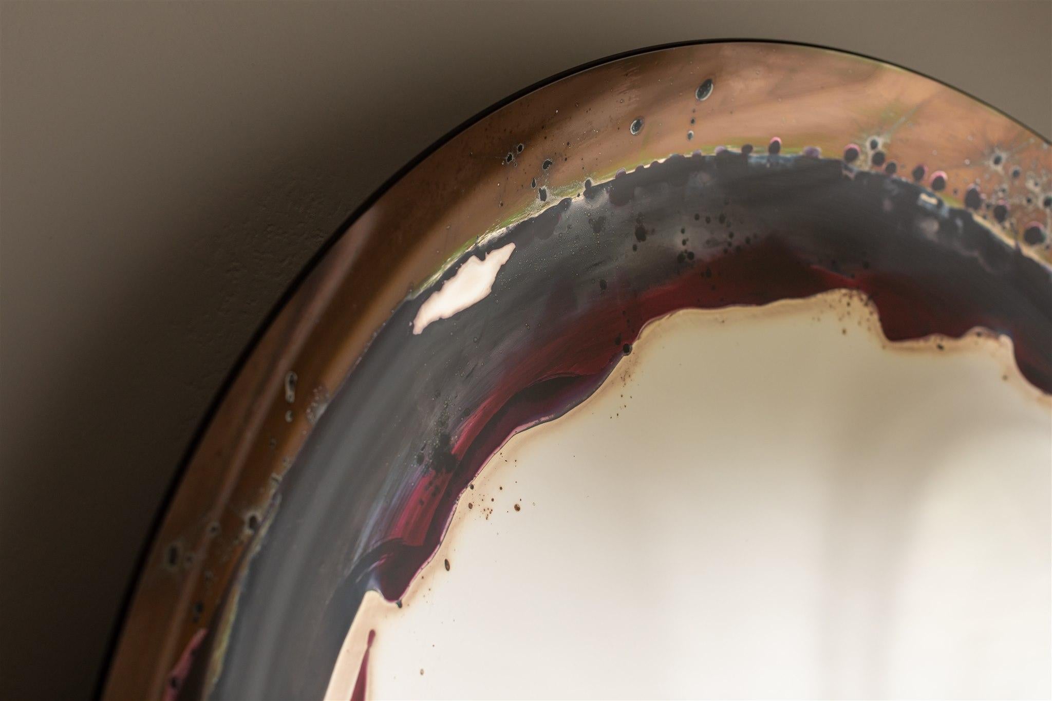 Specchio da parete Whiting Aura di OOM Contemporary Glass in vendita 4