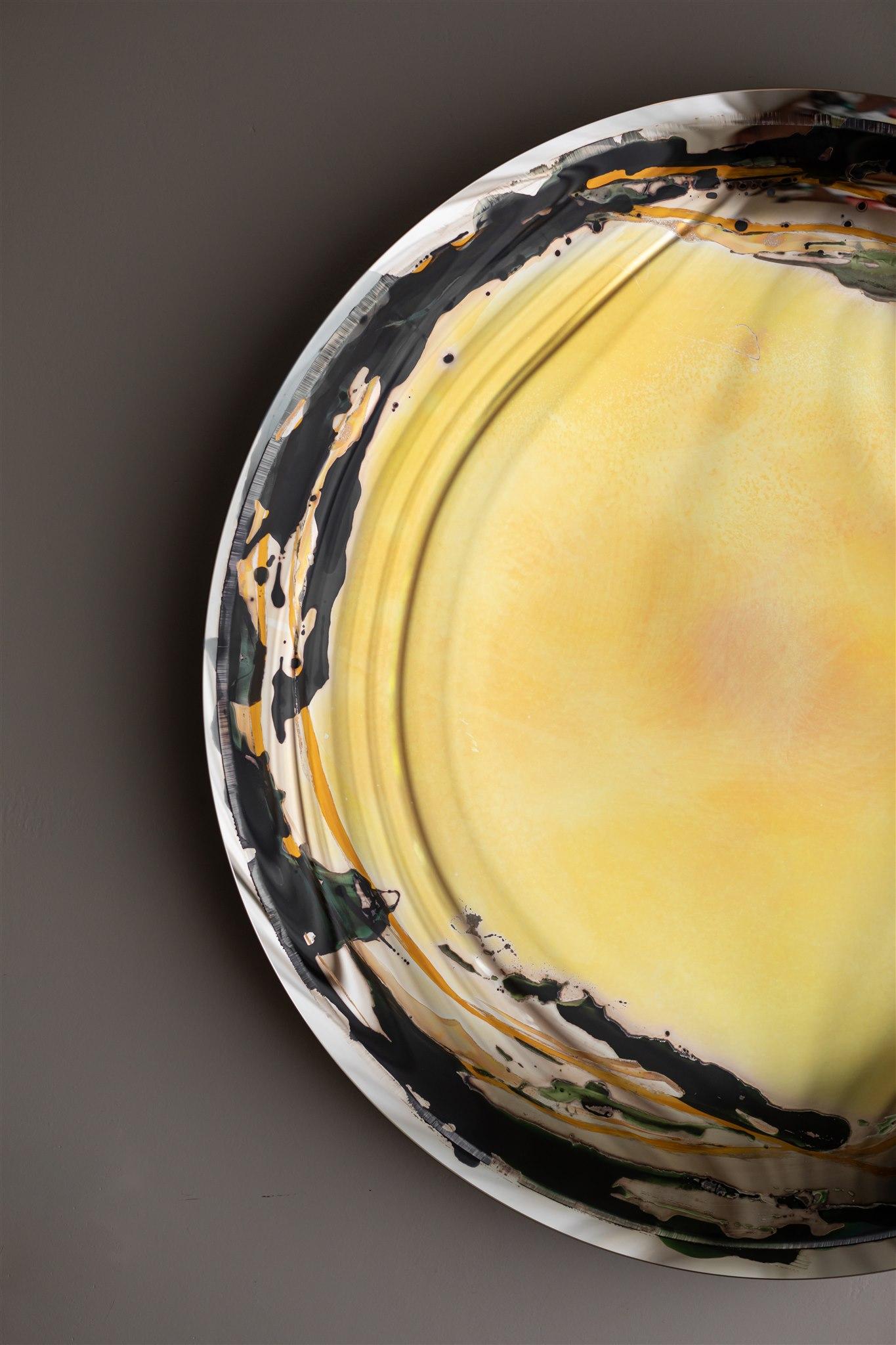 Specchio da parete Whiting Aura di OOM Contemporary Glass in vendita 4