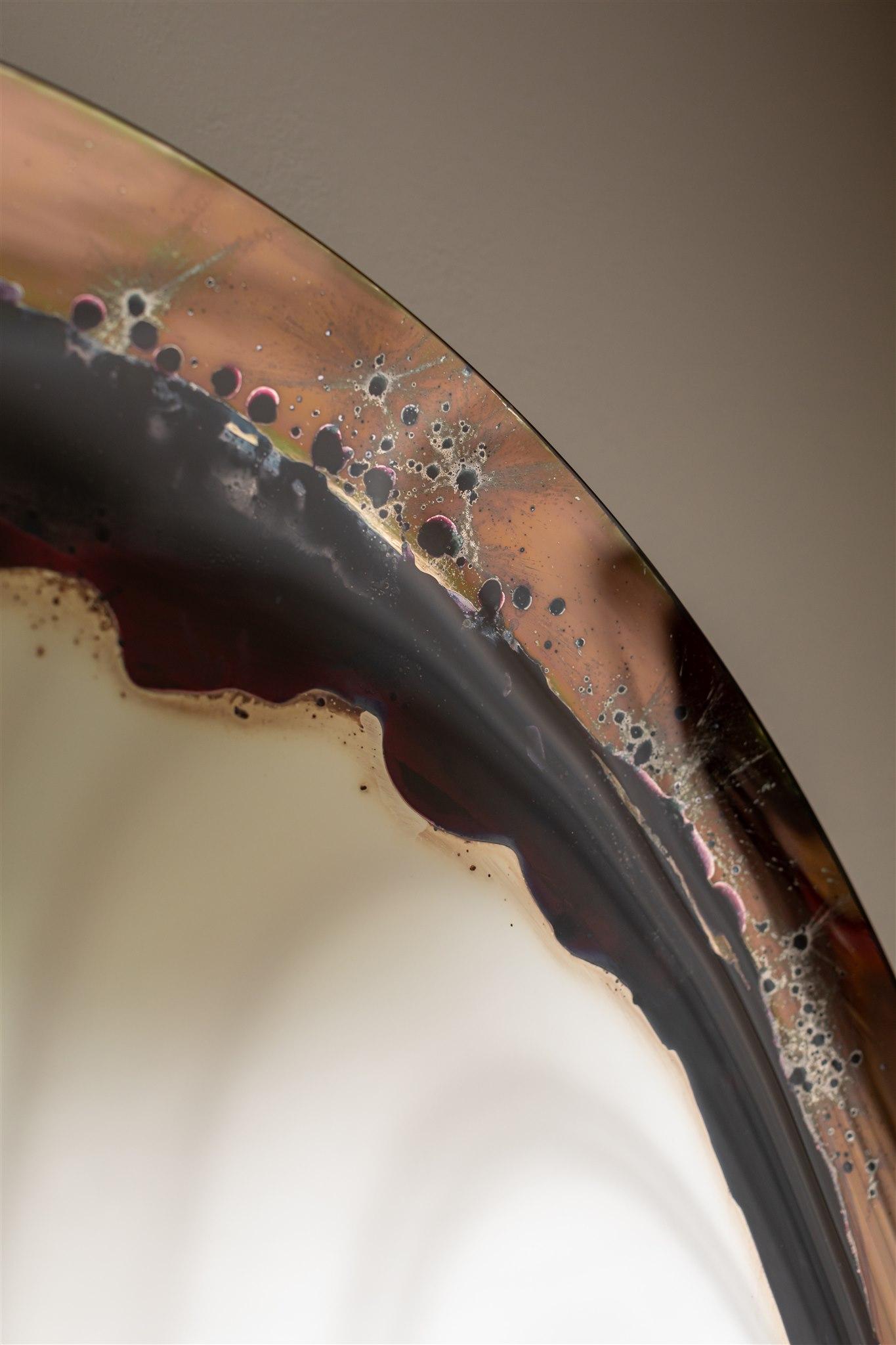 Specchio da parete Whiting Aura di OOM Contemporary Glass in vendita 5