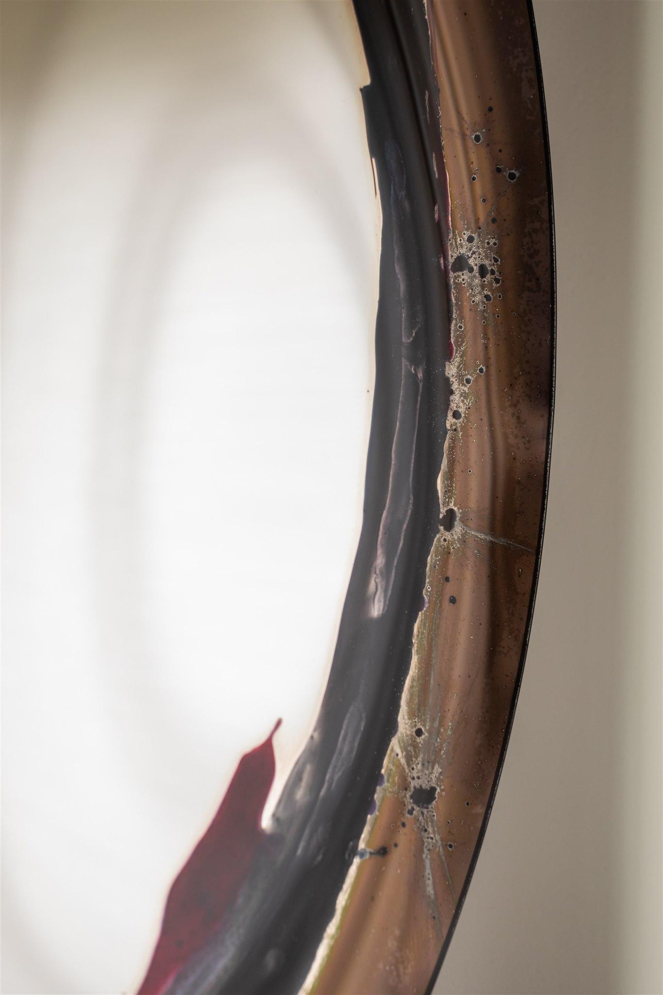 Specchio da parete Whiting Aura di OOM Contemporary Glass in vendita 6