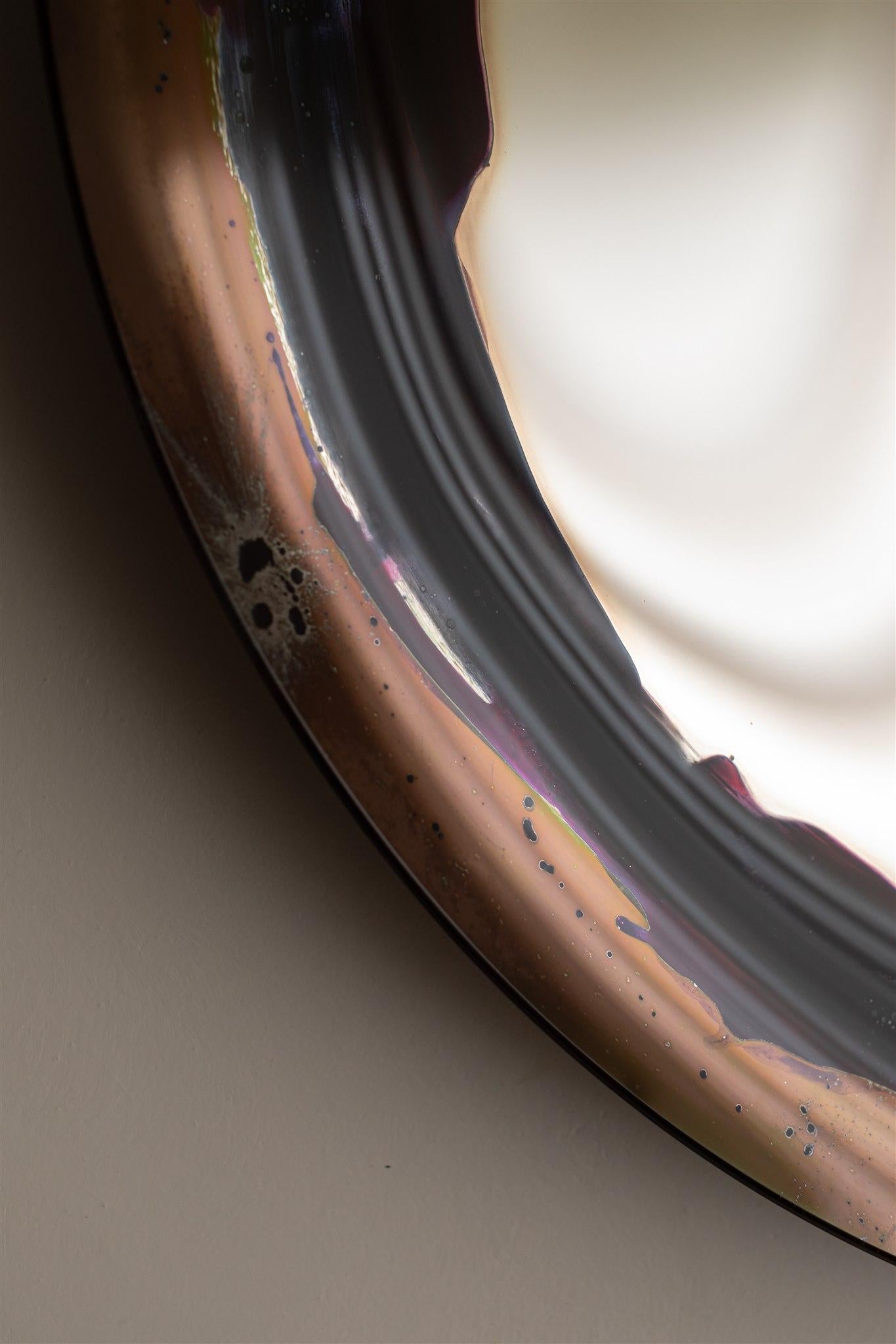 Specchio da parete Whiting Aura di OOM Contemporary Glass in vendita 7