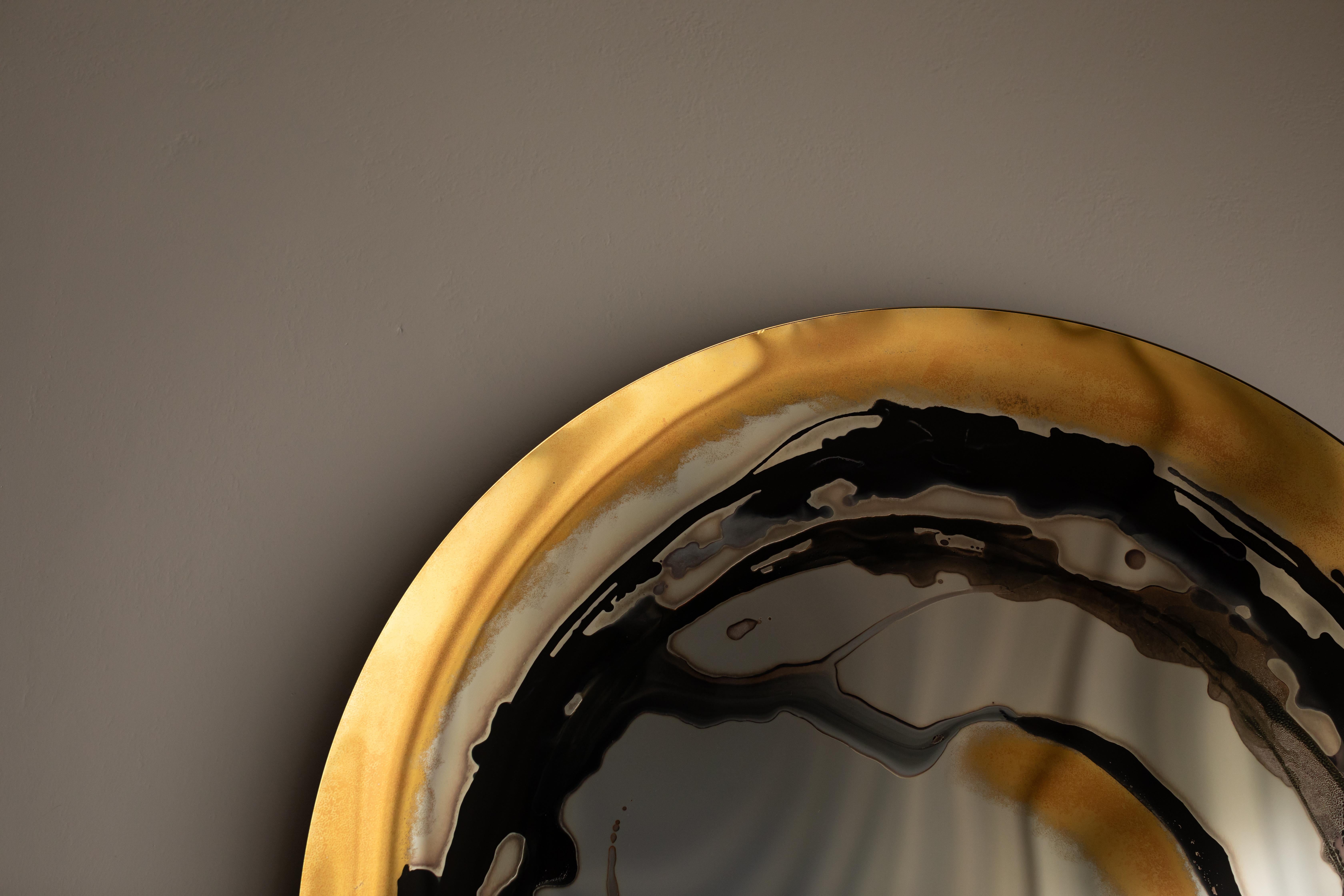 Specchio da parete Whiting Aura di OOM Contemporary Glass in vendita 8