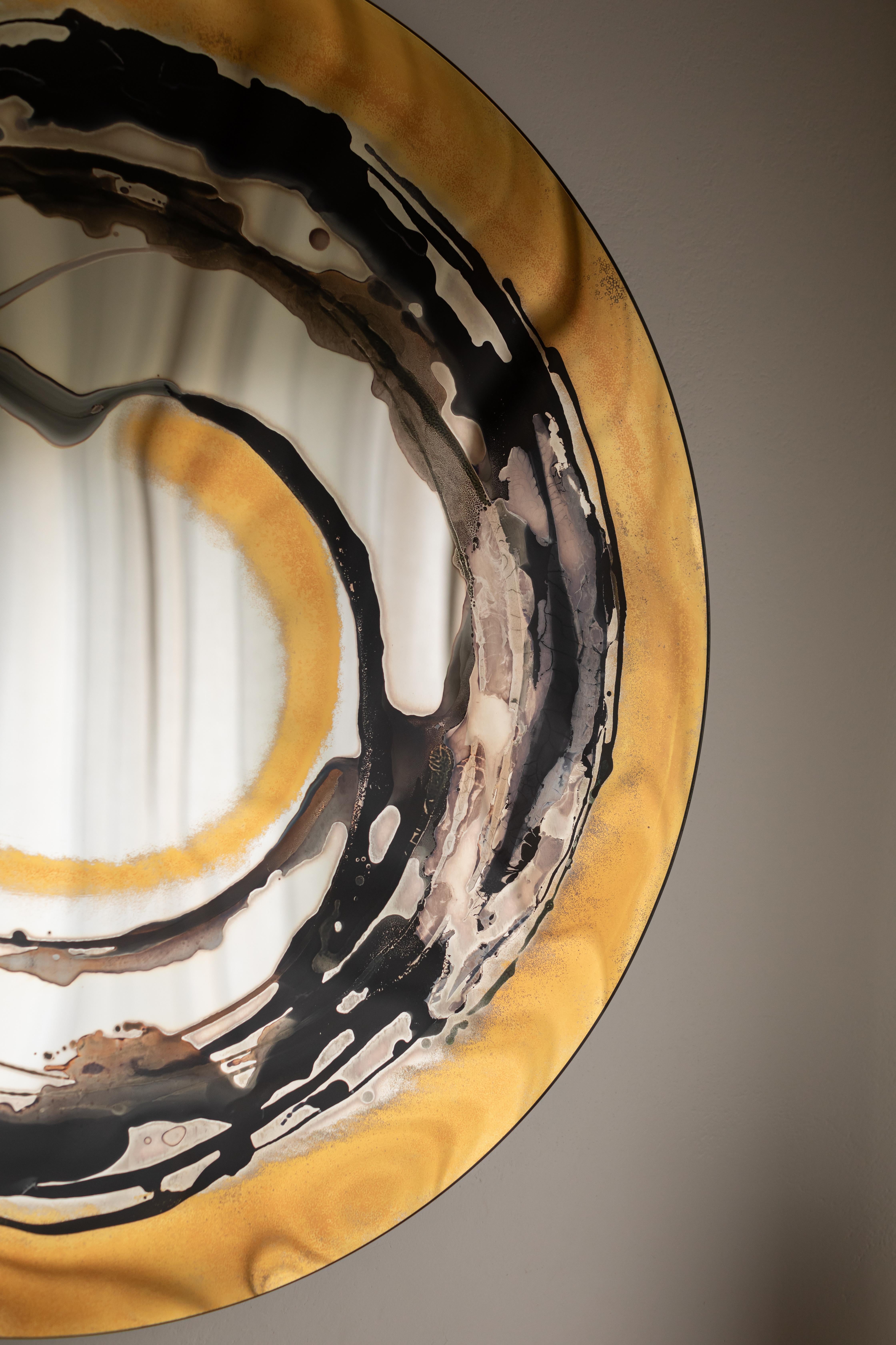 Specchio da parete Whiting Aura di OOM Contemporary Glass in vendita 9