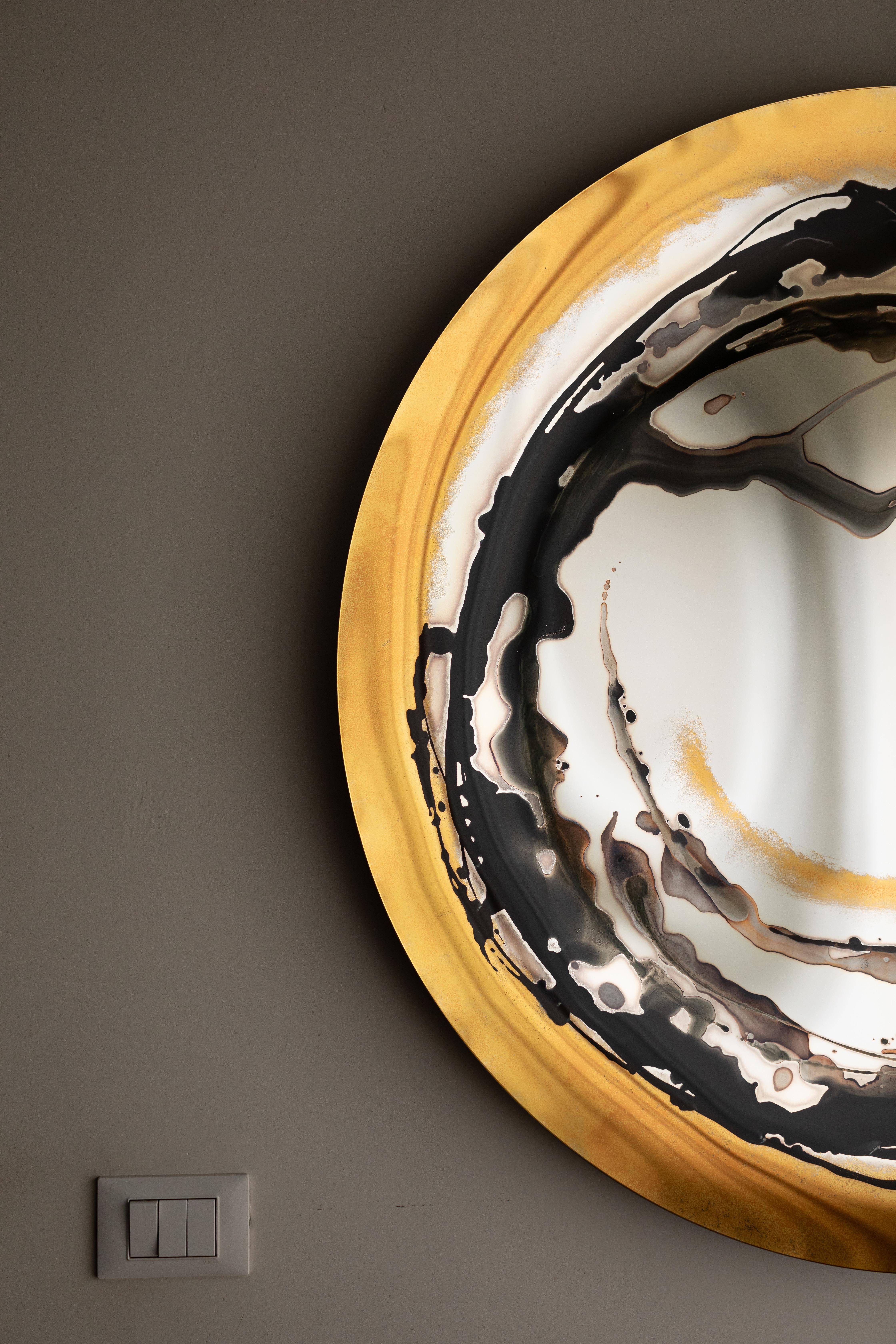 Altro Specchio da parete Whiting Aura di OOM Contemporary Glass in vendita
