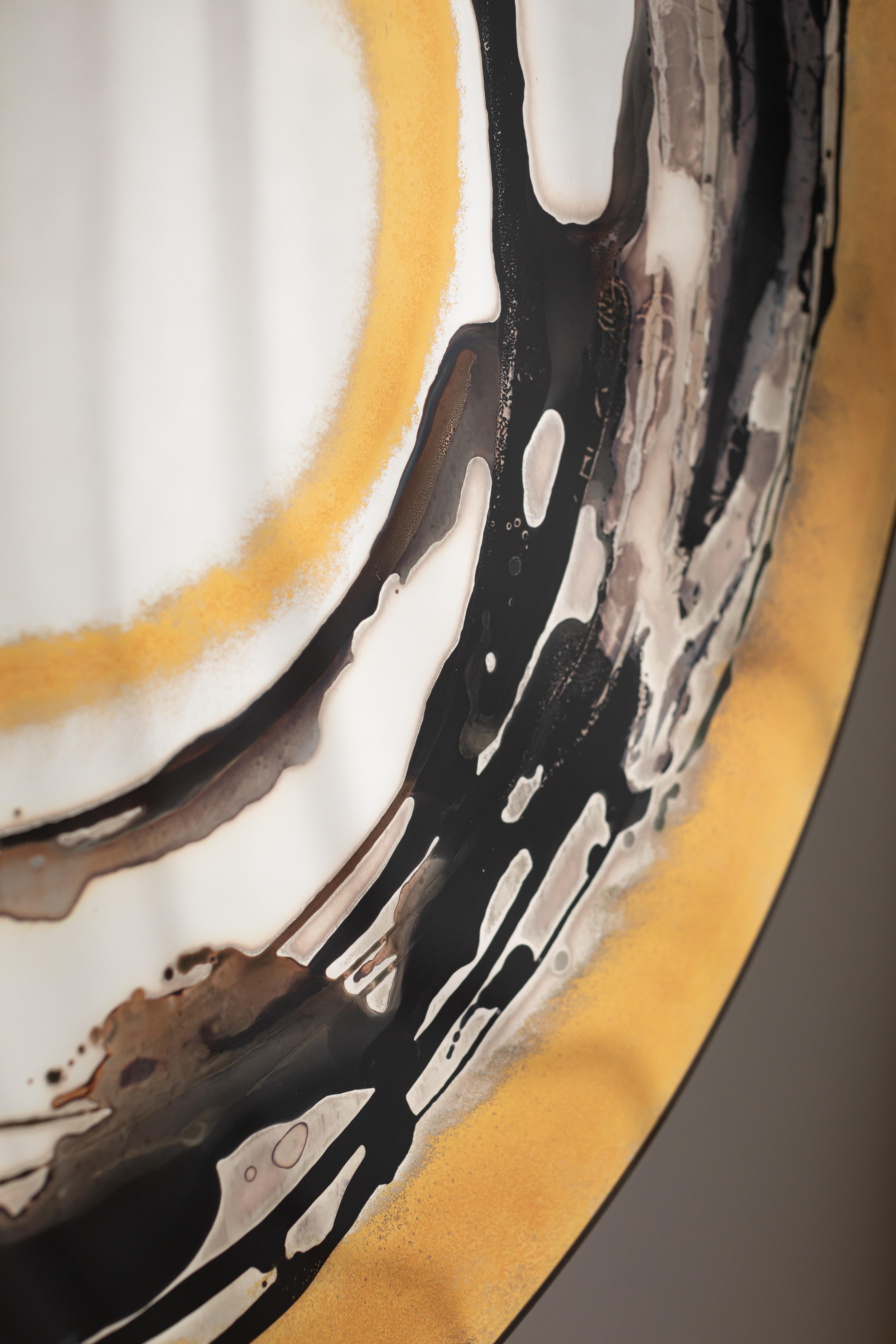 Specchio da parete Whiting Aura di OOM Contemporary Glass in vendita 1