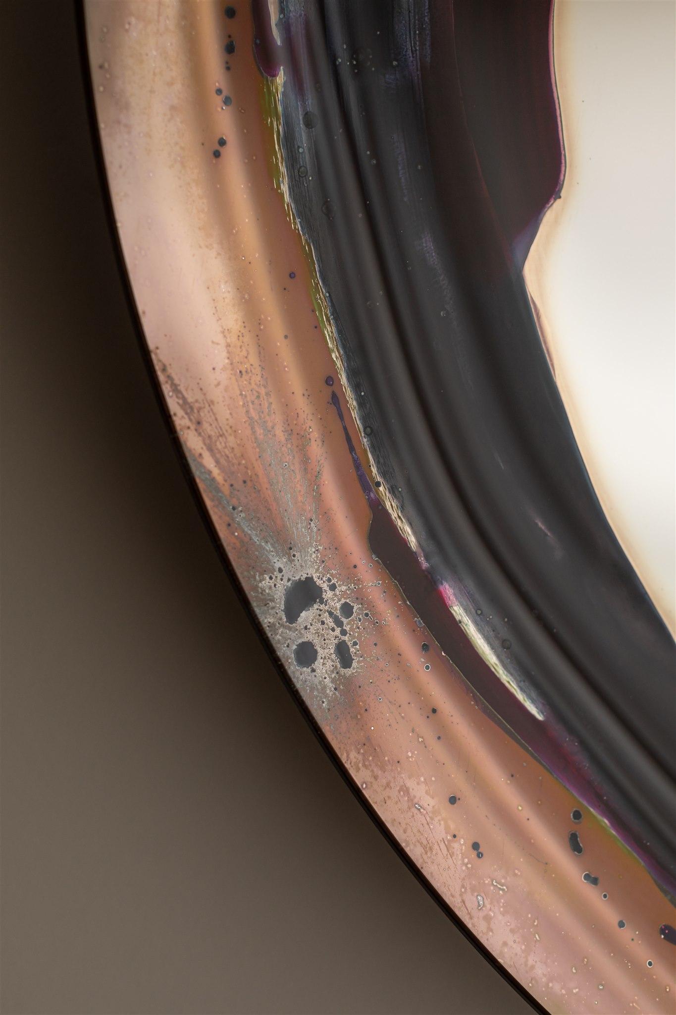 Specchio da parete Whiting Aura di OOM Contemporary Glass in vendita 1