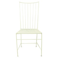Retro White Austrian Midcentury Sonett Wire Chair by Arch. Thomas Lauterbach 