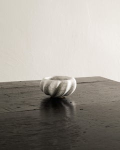 White Axel Salto Mid Century Stoneware Ceramic Bowl for Royal Copenhagen, 1940s