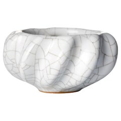 White Axel Salto Mid Century Stoneware Ceramic Bowl for Royal Copenhagen, 1940s