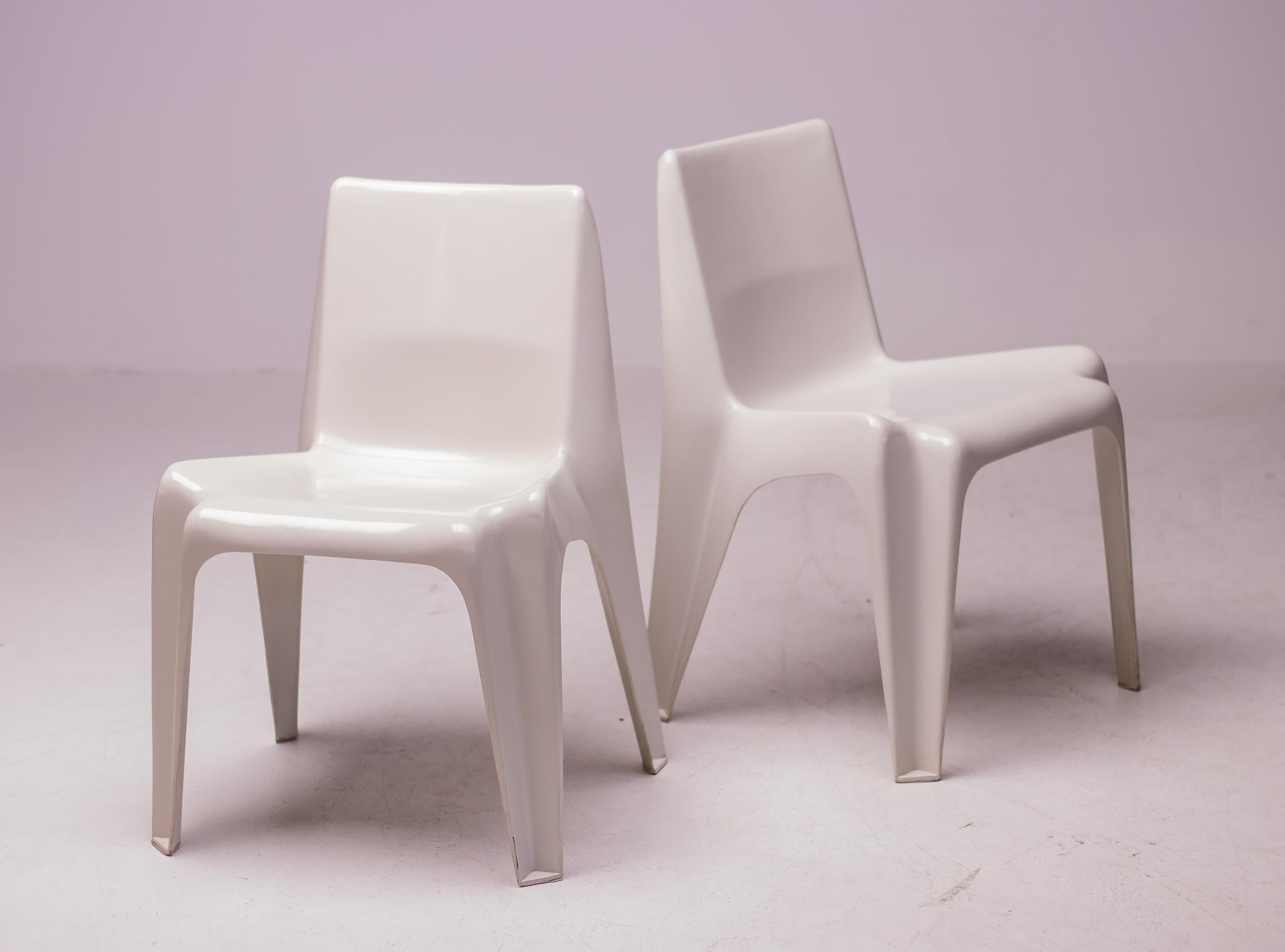 Mid-20th Century White BA 1171 Chair by Helmut Bätzner for Bofinger For Sale