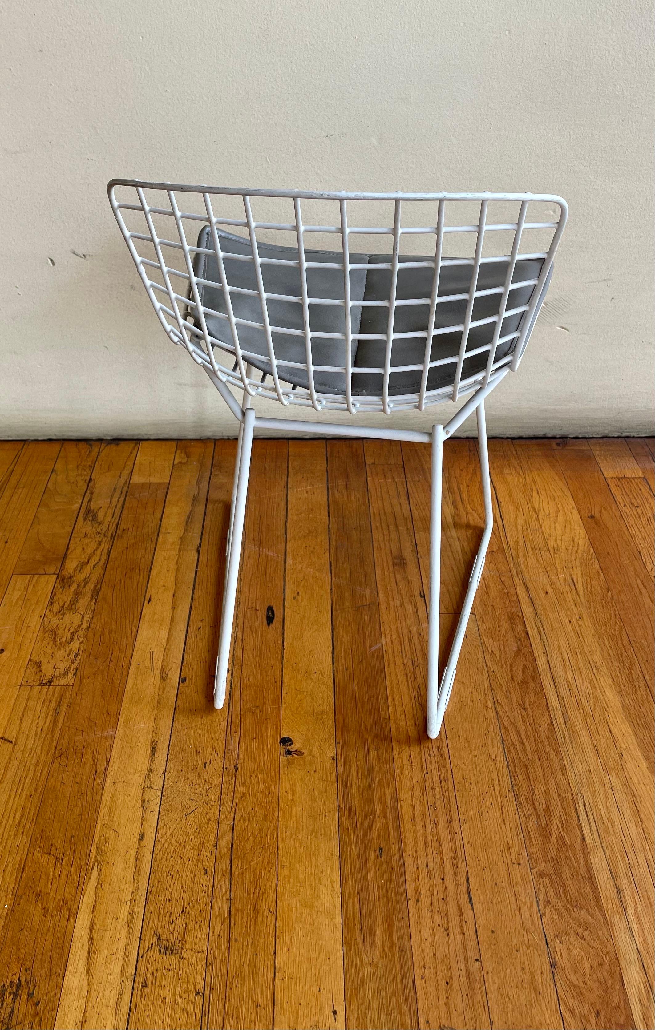 baby Harry Bertoia chair, very nice condition, with seat pad a rare find these were from my private collection.