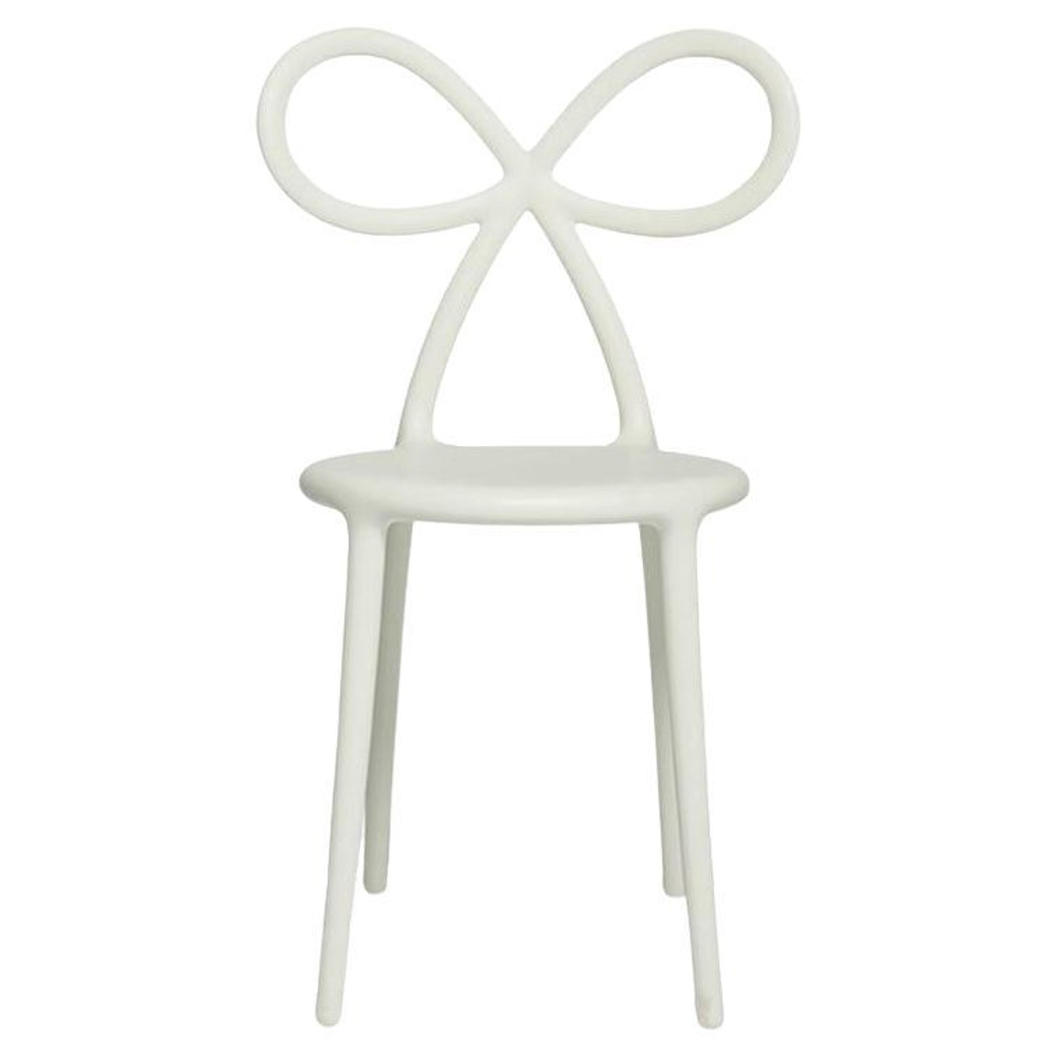 White Baby Ribbon Chair by Nika Zupanc, Made in Italy For Sale at 1stDibs