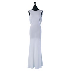 White backless jersey evening dress ALEXANDRE VAUTHIER