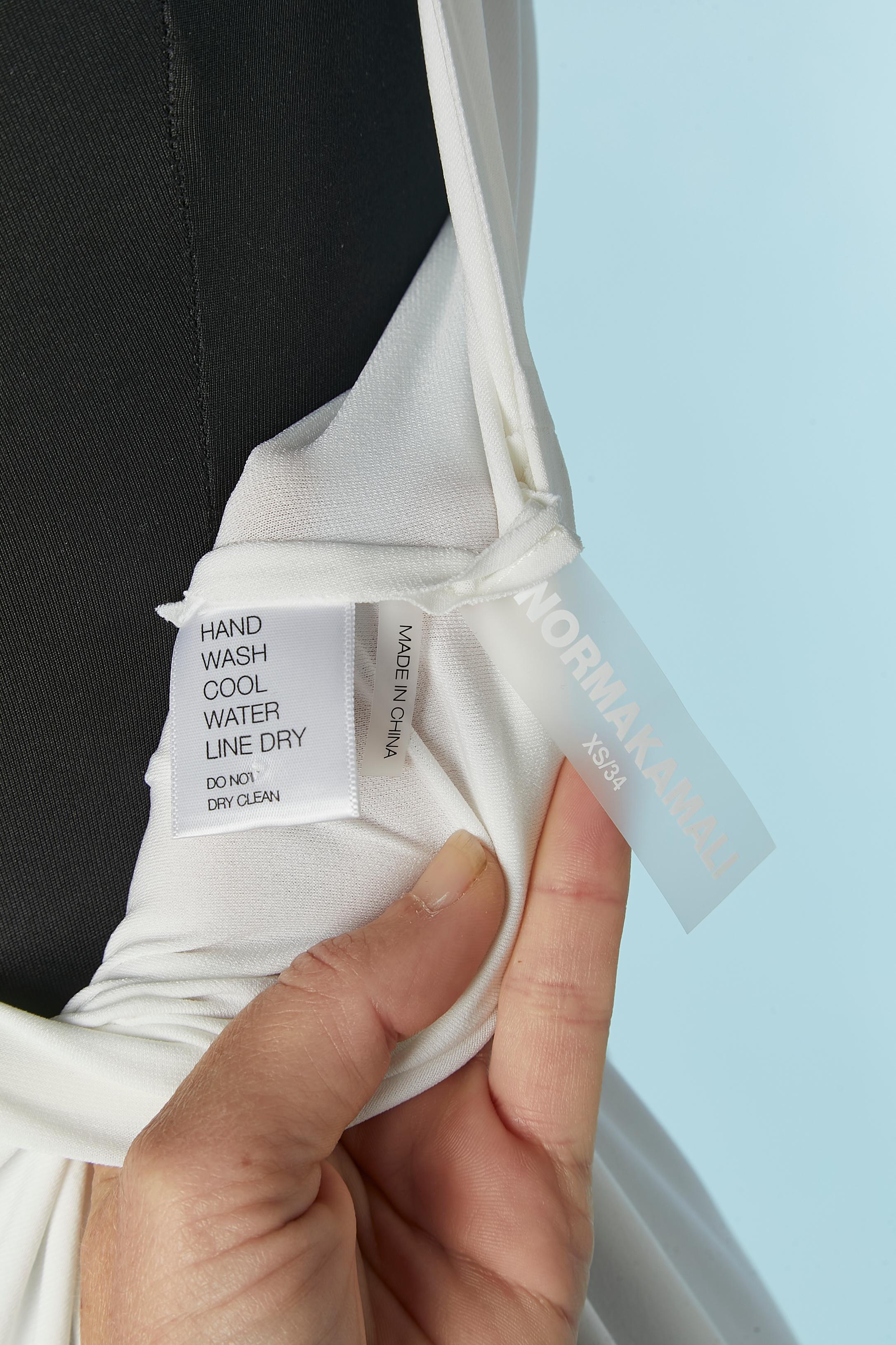 Weißes rückenfreies langes Kleid NORMA KAMALI Damen im Angebot