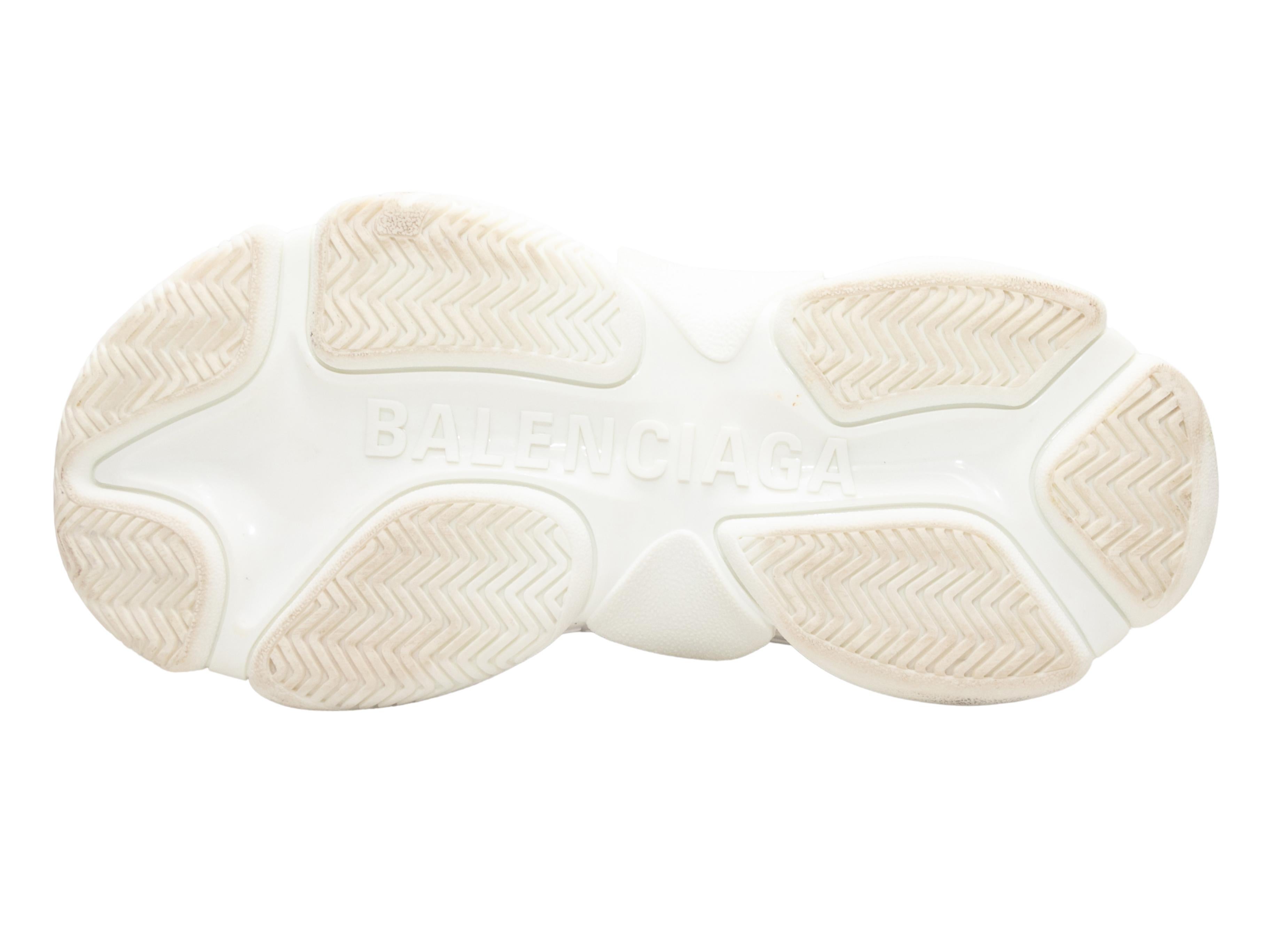 De las mujeres Zapatillas de plataforma Balenciaga Triple S Blancas Talla 37 en venta