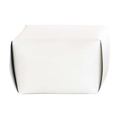 White Bao Ottoman by Viola Tonucci