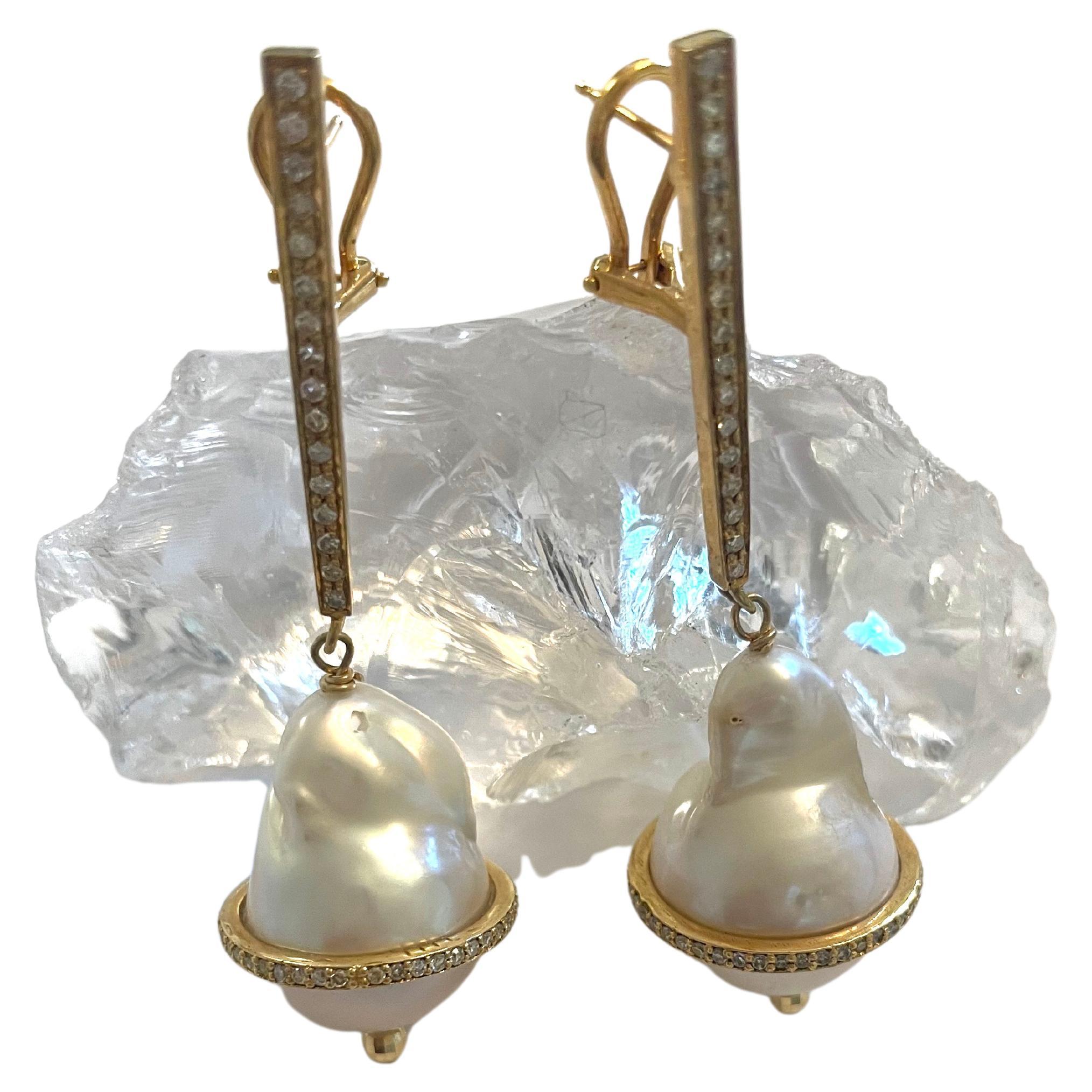 Anaya Earrings - Pearl White main image 1