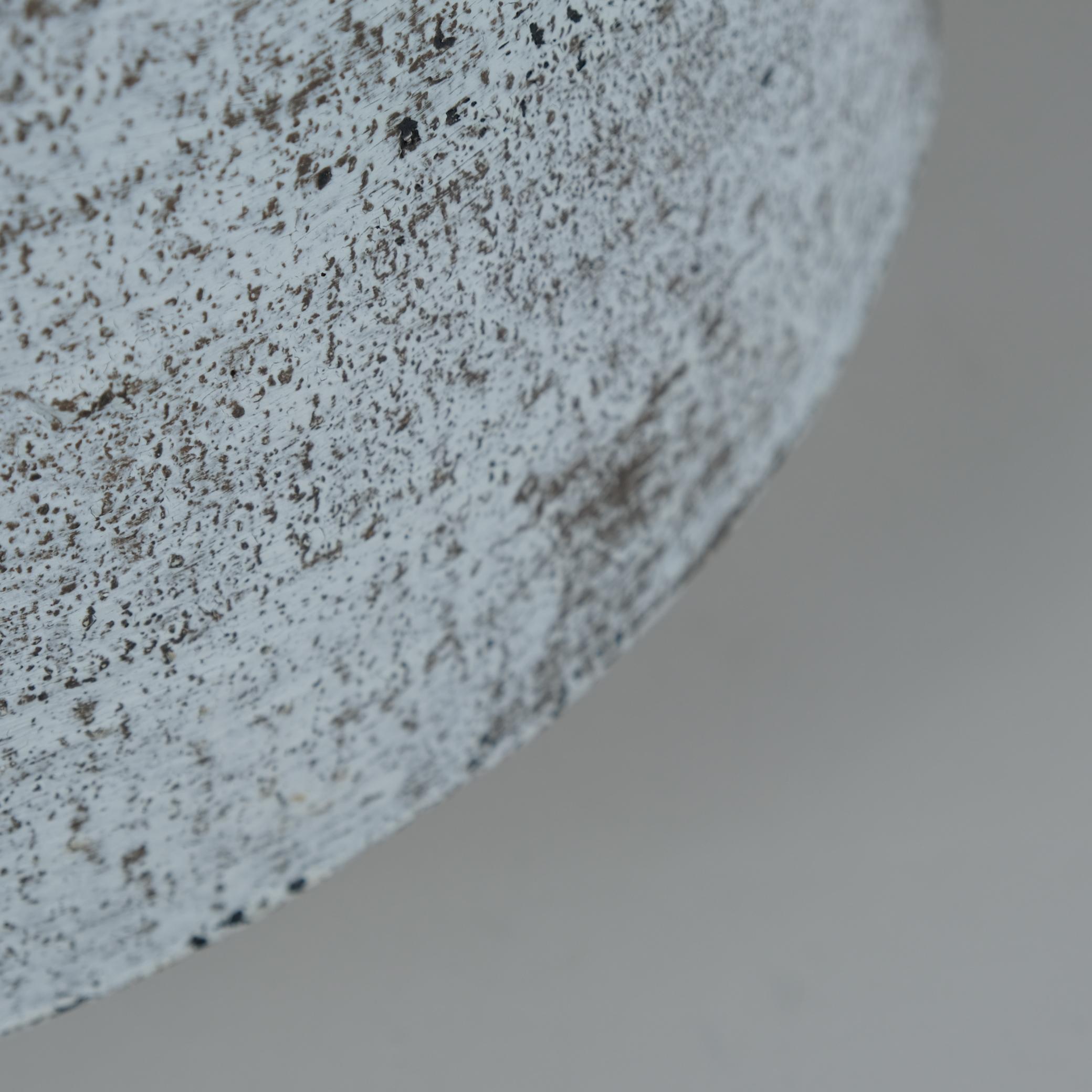 Contemporary White Basket, The Winter Series, Ceramic Art Piece by Kati Tuominen-Niittylä For Sale