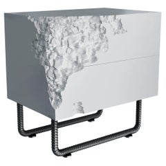 White Bedside Table Breakfree Collection, Perfect Item for Your Bedroom Space