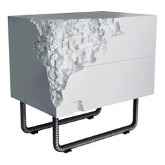 White Bedside Table Breakfree Collection, Perfect Item for Your Bedroom Space