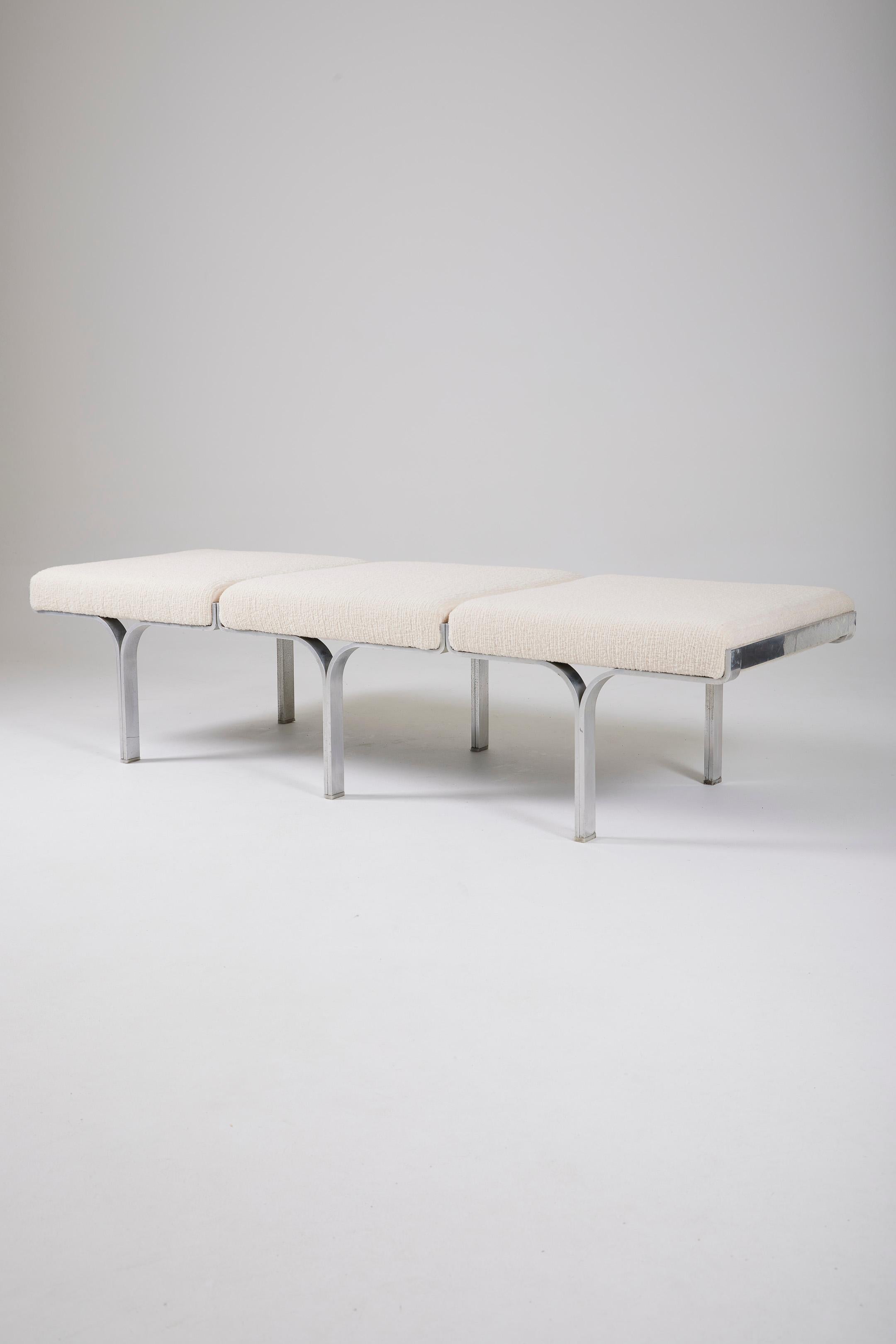 White bench by John Behringer For Sale 5