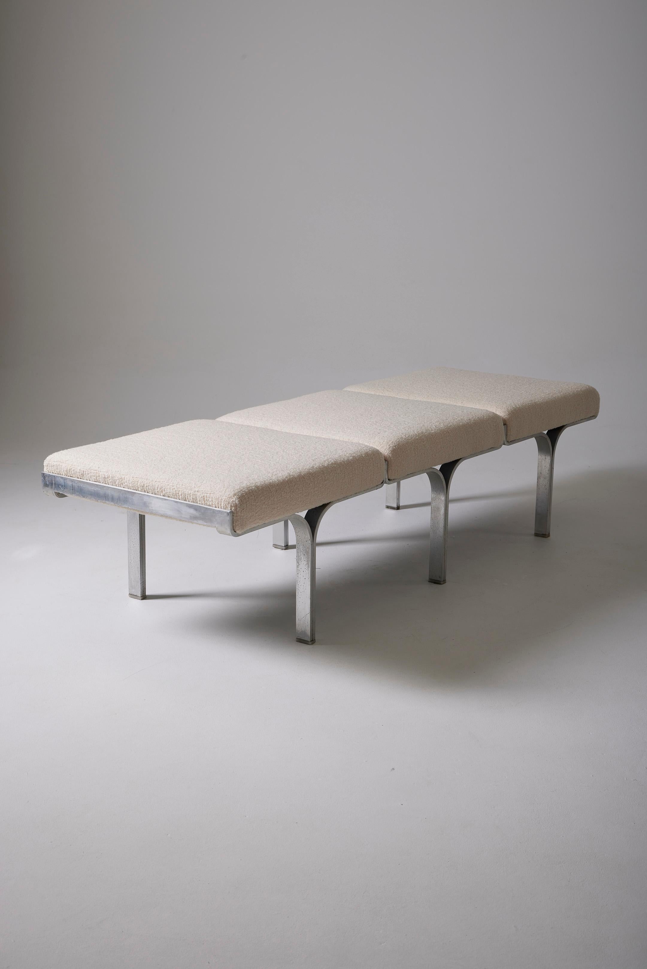 White bench by John Behringer For Sale 1
