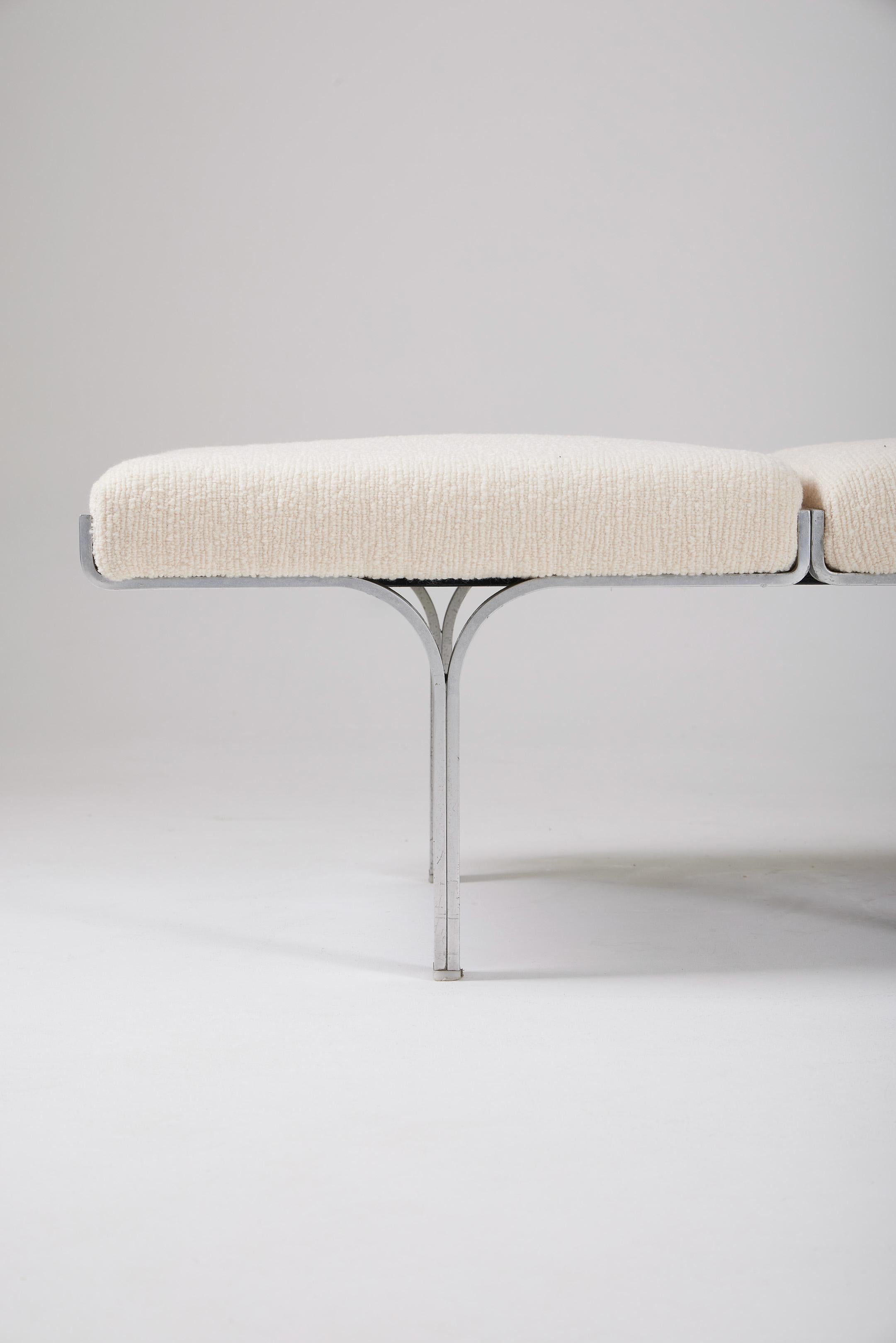 White bench by John Behringer 3